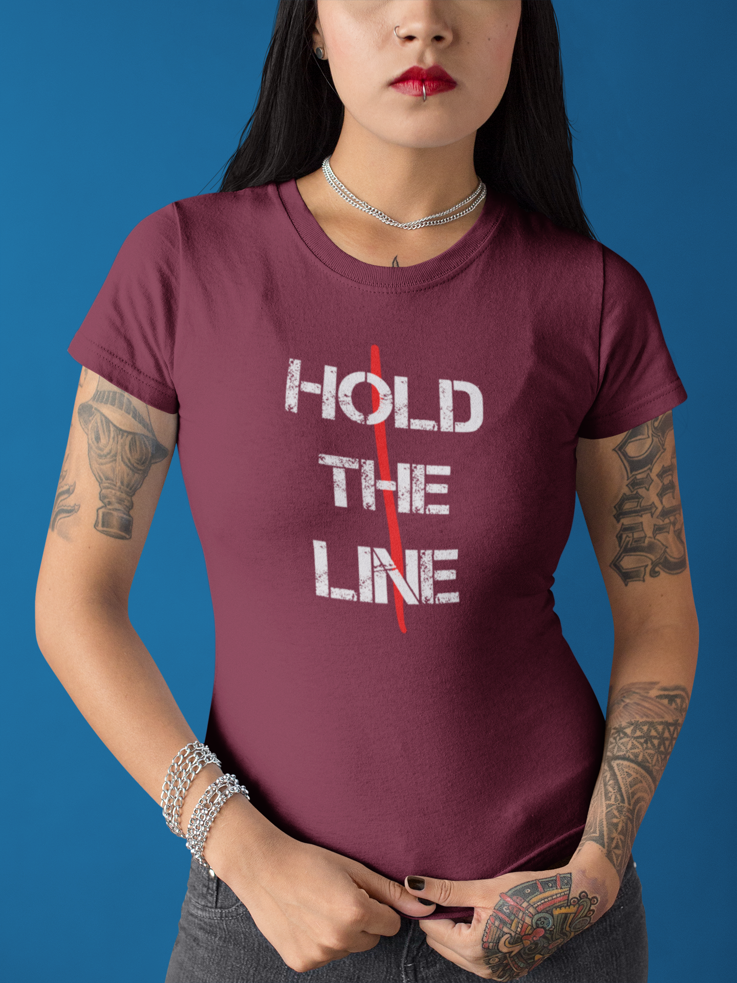Hold The Line T-Shirt Women