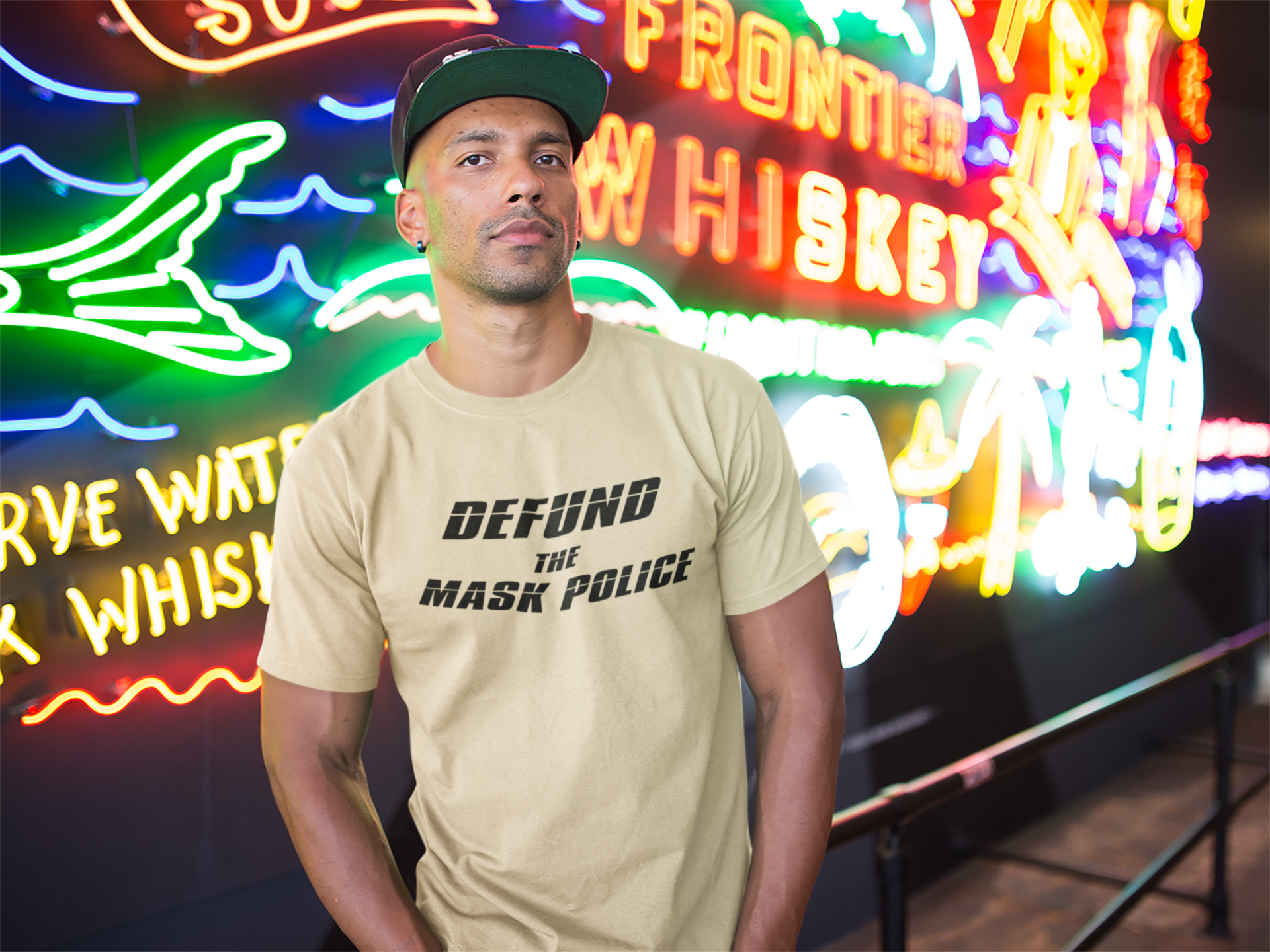 Defund The Mask Police T-Shirt Men