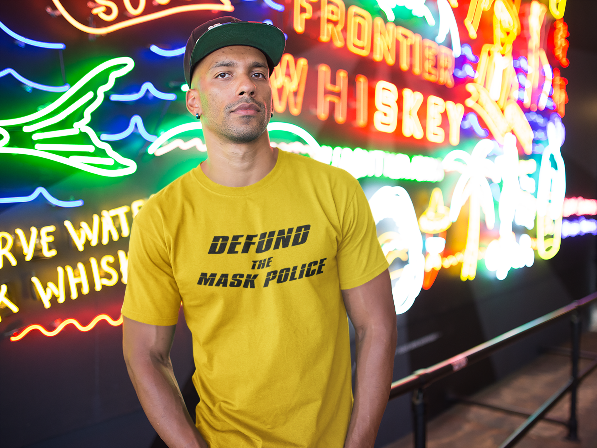 Defund The Mask Police T-Shirt Men