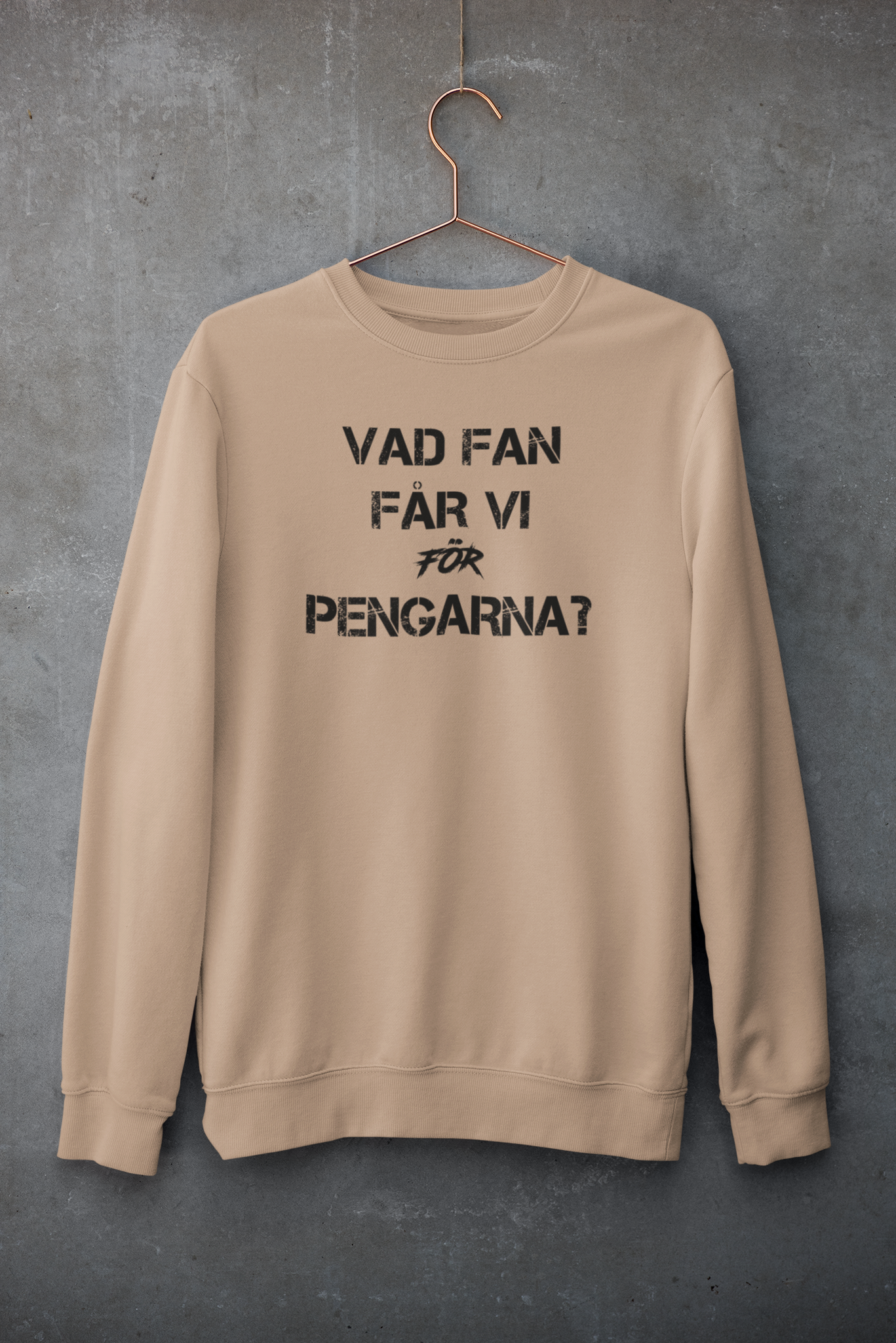 Sweatshirts med unika motiv, Kaxigaste sweatshirts i Sverige, Vad fan får vi för pengarna