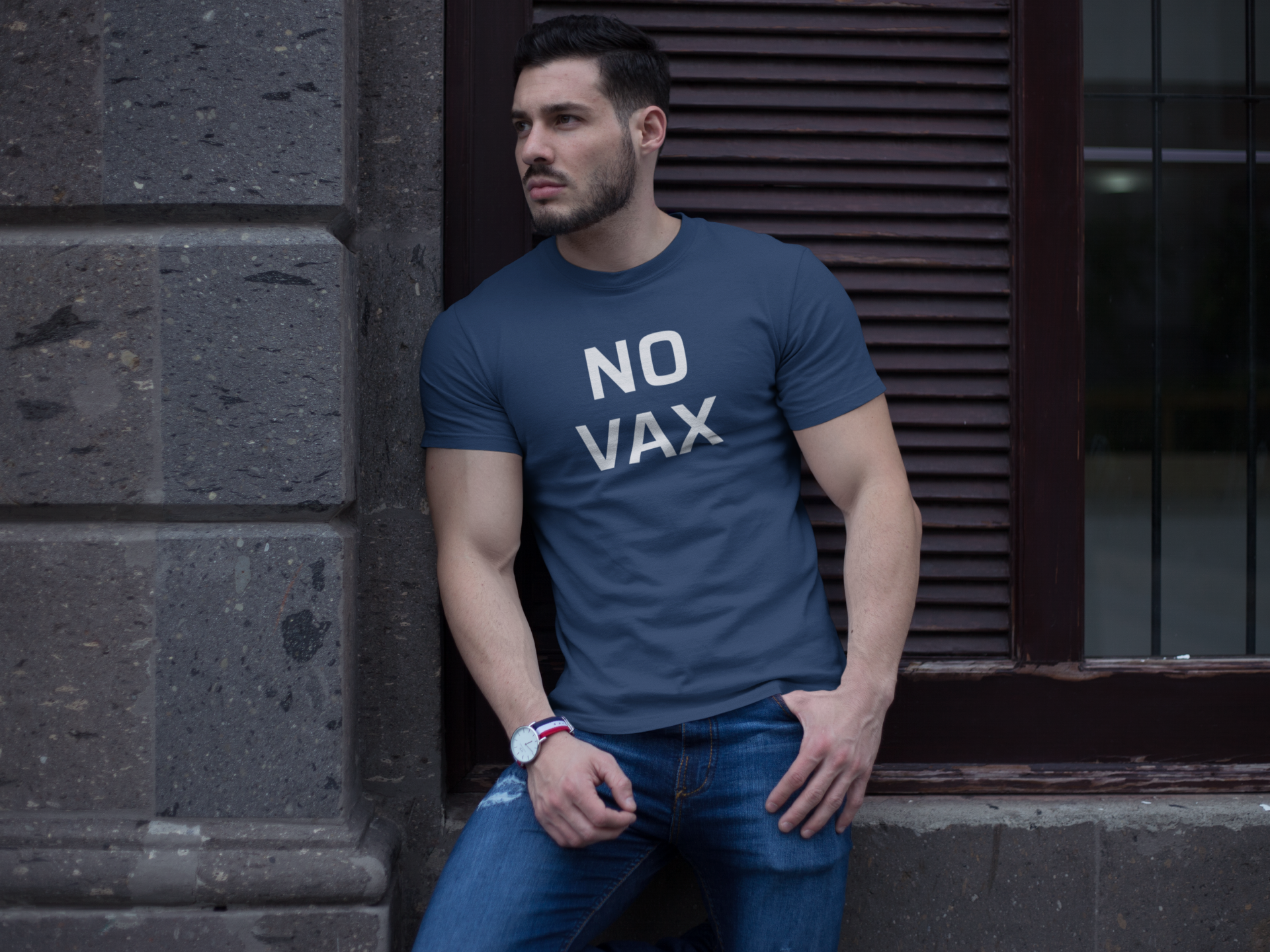 No Vax T-Shirt Herr
