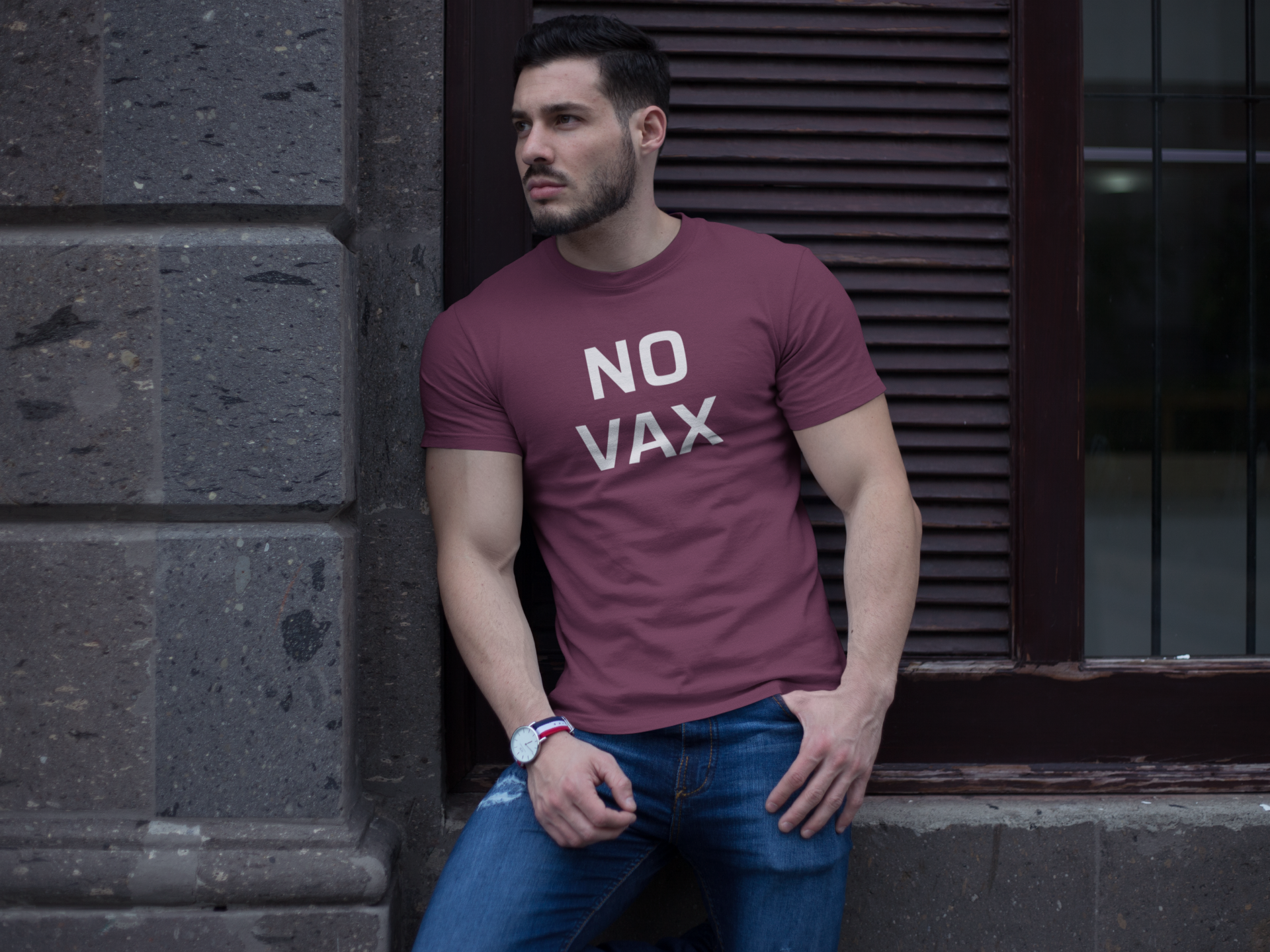 No Vax T-Shirt Herr
