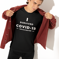 I Survived Covid-19  T-Shirt Herr