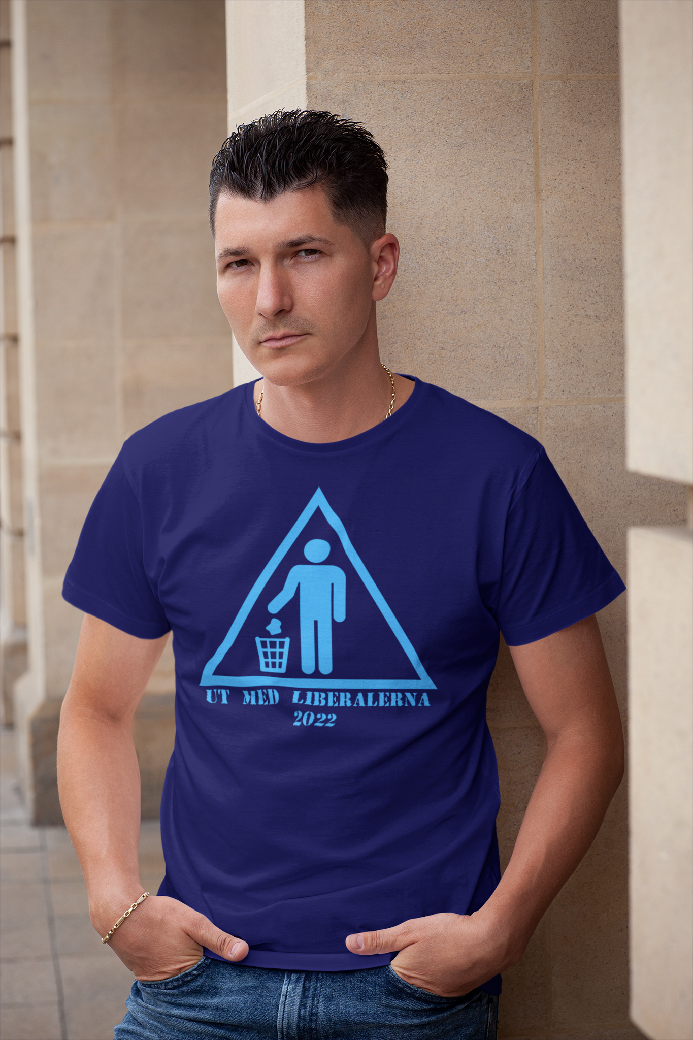 Ut Med Liberalerna 2022 T-Shirt Herr