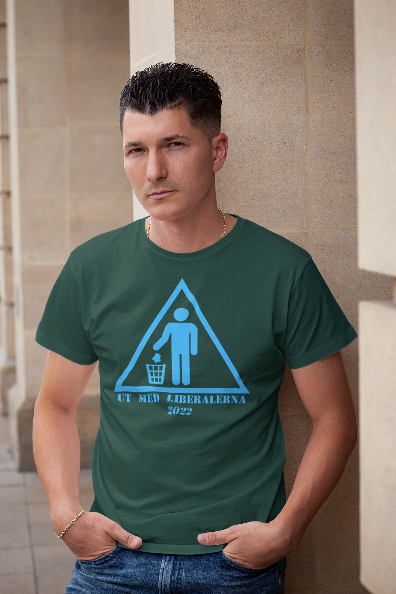 Ut Med Liberalerna 2022 T-Shirt Herr