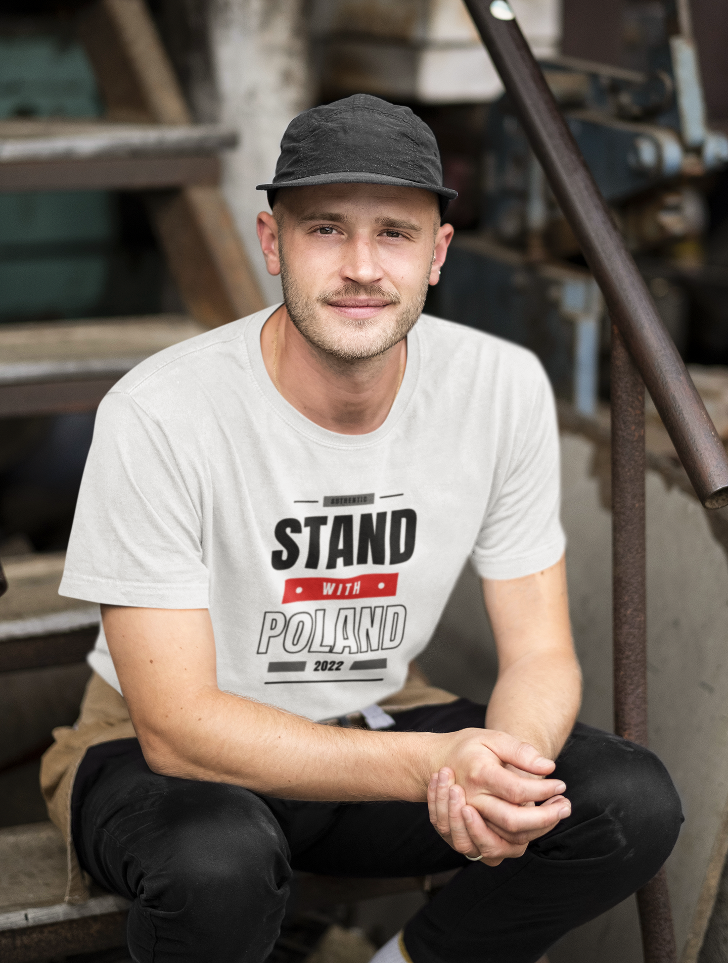 Stand With Poland T-Shirt Herr