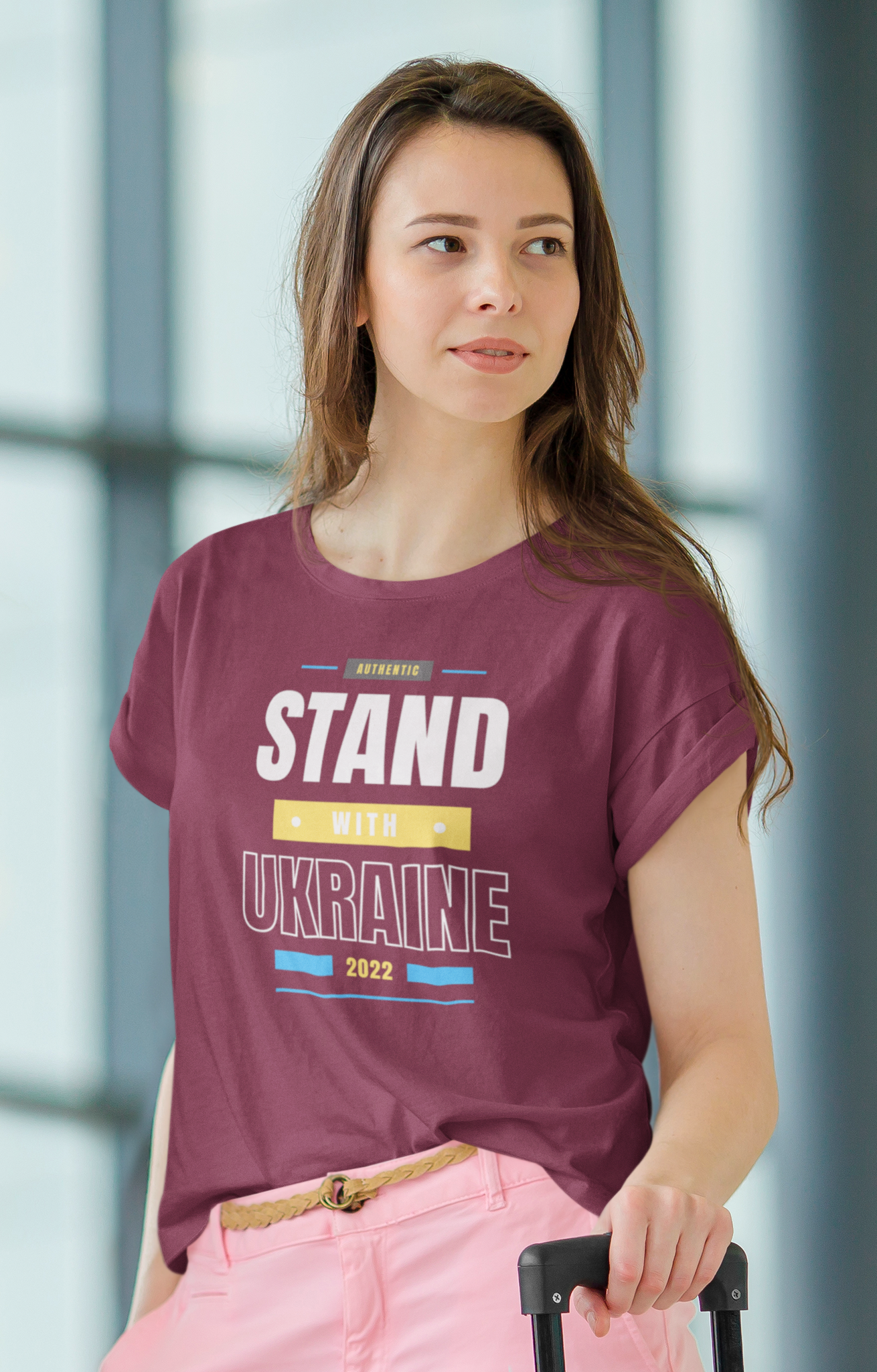 T-Shirt Women, Stand With Ukraine