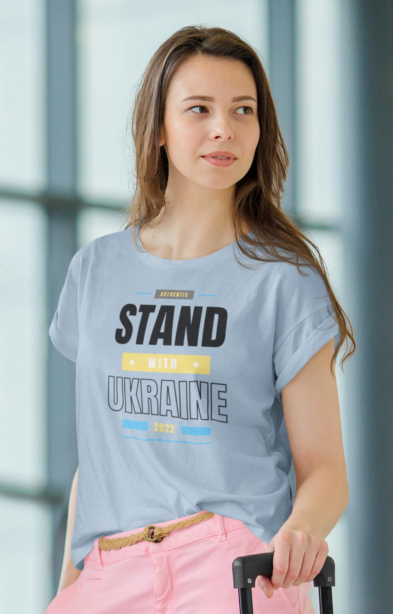 T-Shirt för den som öppet vill visa sitt stöd för Ukraina