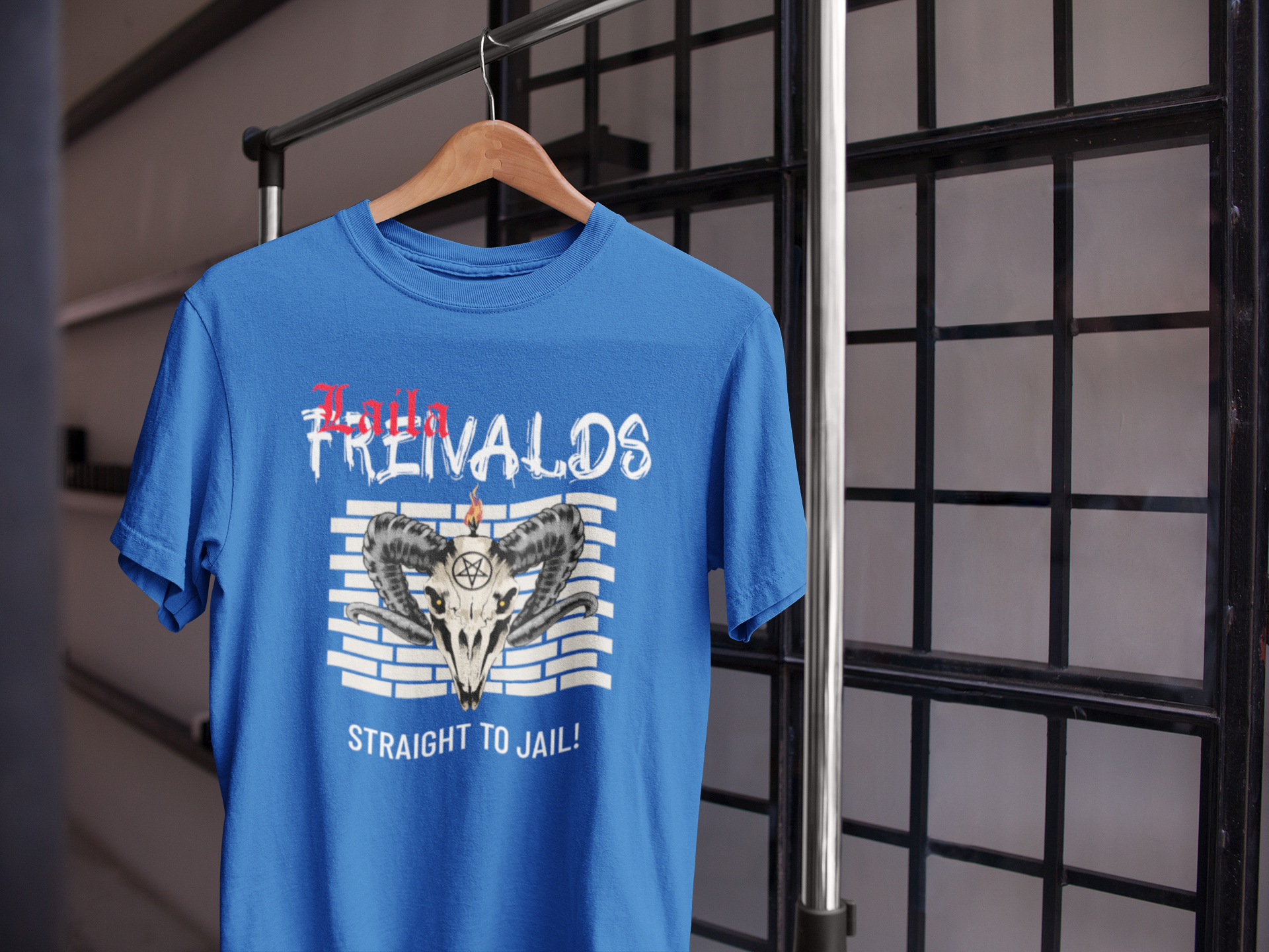 Freivalds Straight To Jail T-Shirt Herr