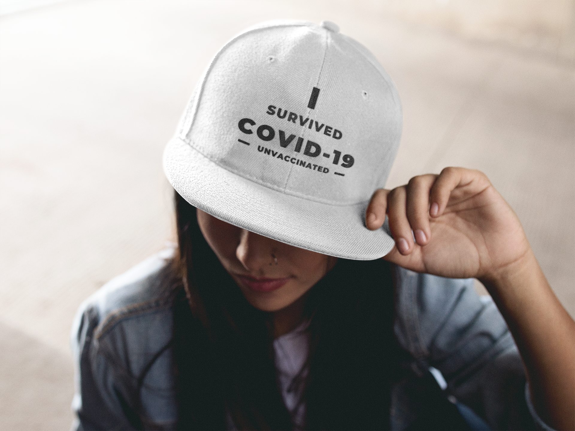 I Survived Covid-19 Snapback One Size