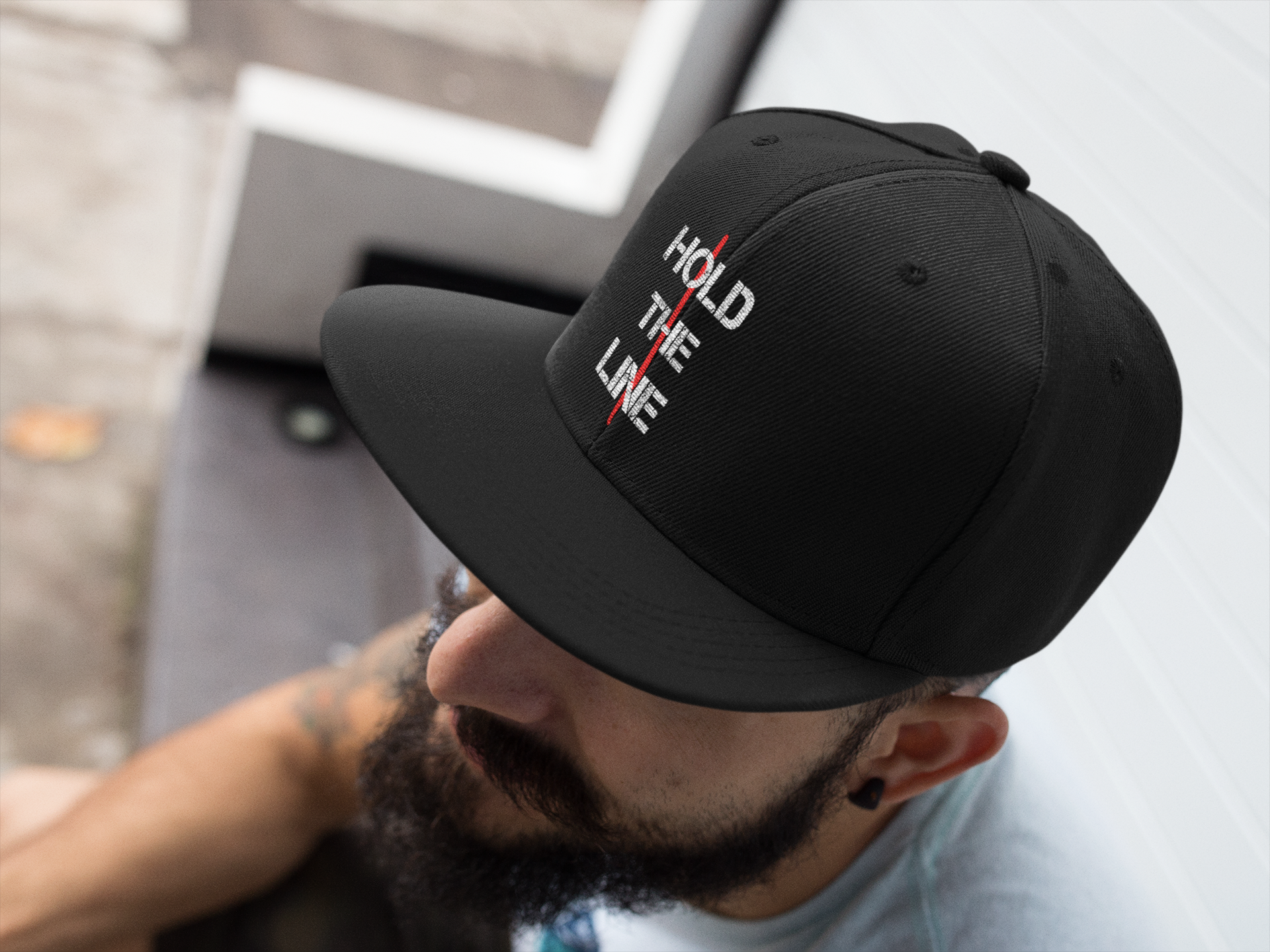 Hold The Line Snapback One Size