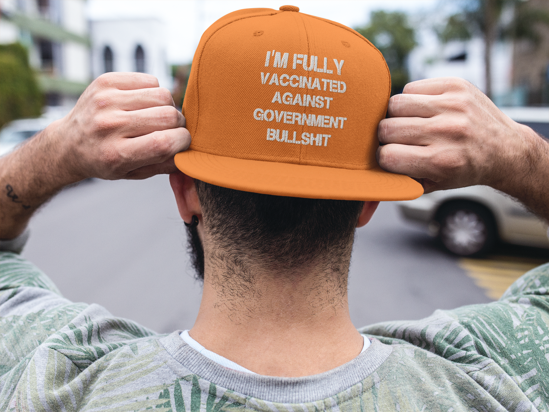 Vaccinated Against The Government Snapback One Size