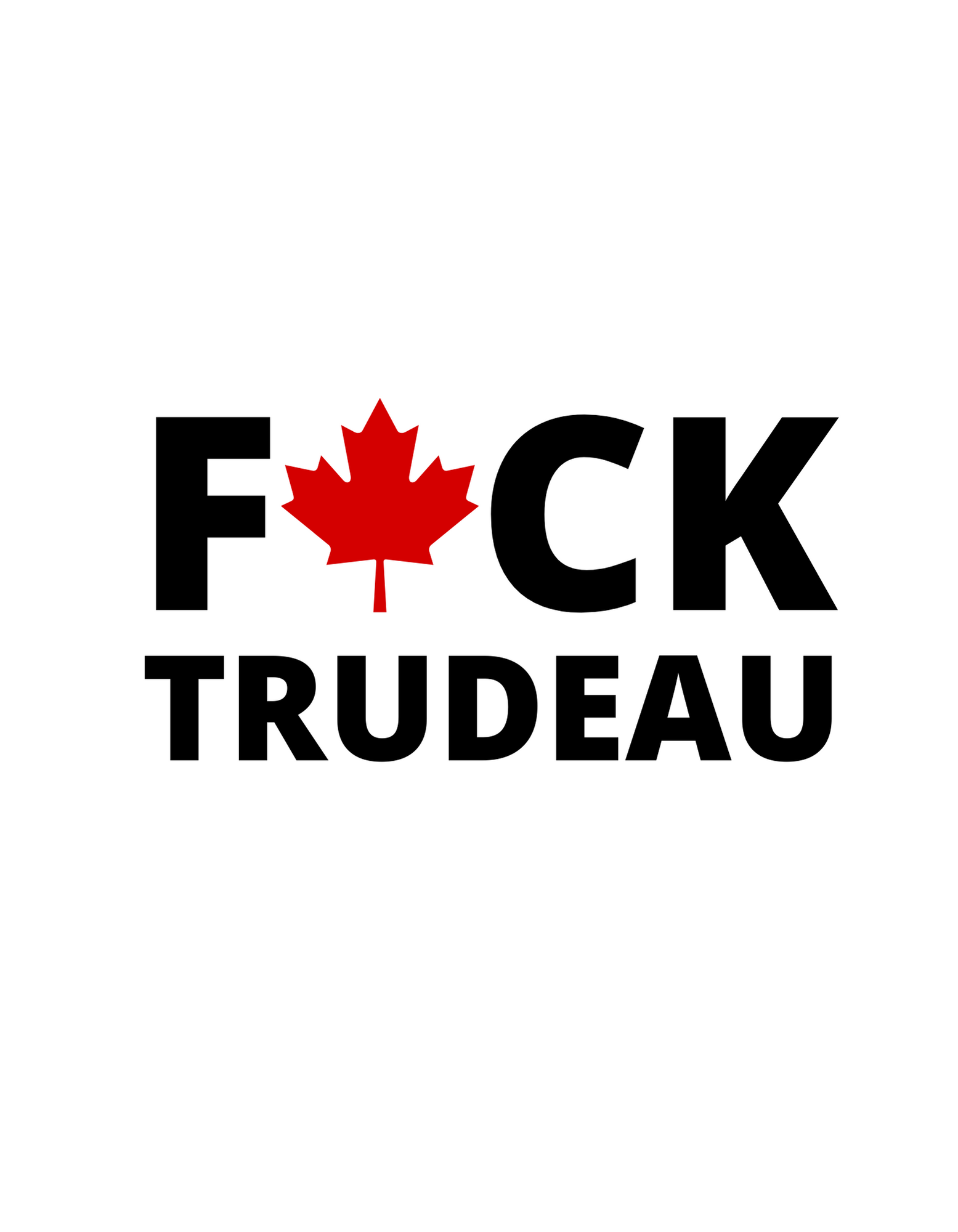 Fuck Trudeau Klistermärke