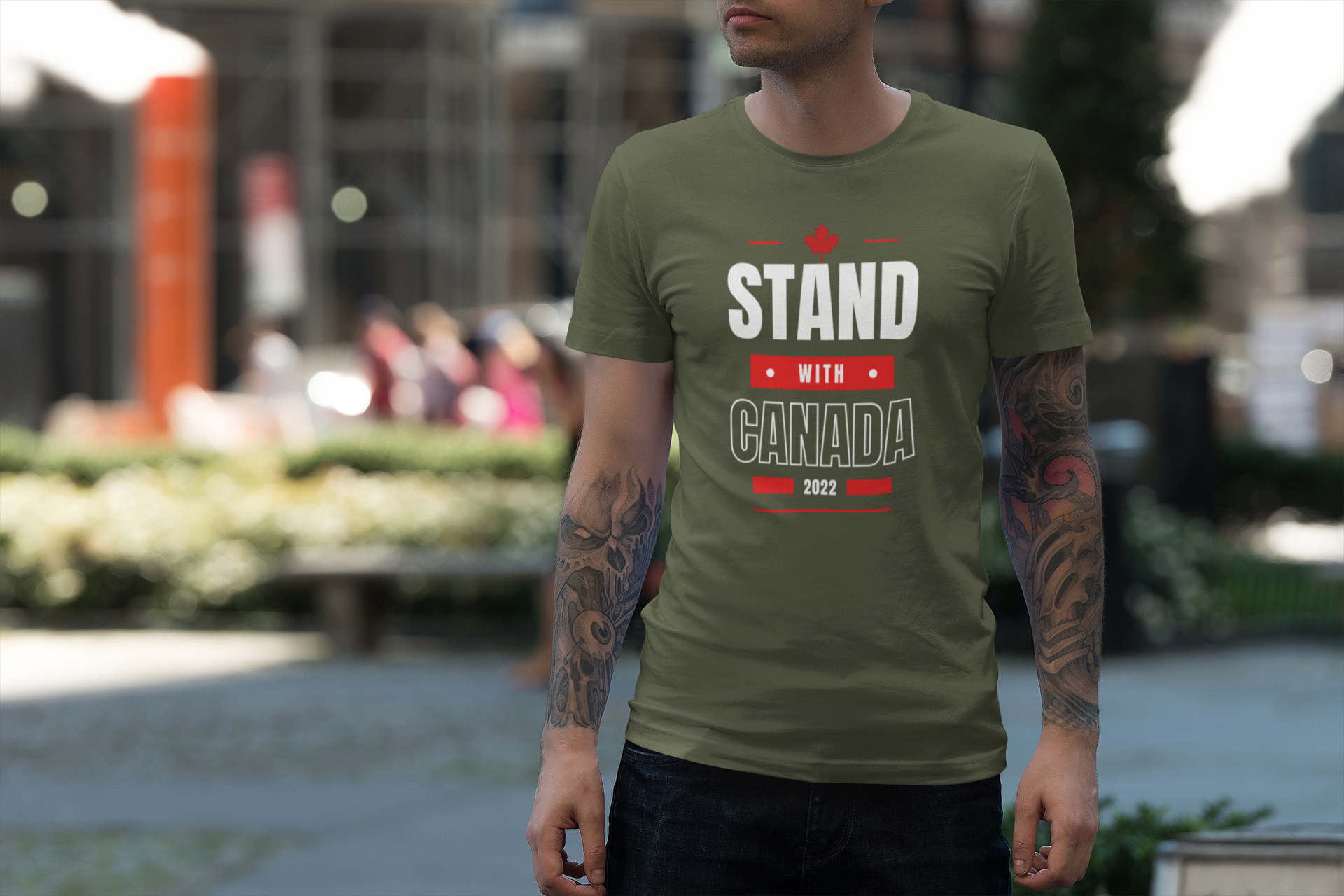 Stand With Canada T-Shirt Herr