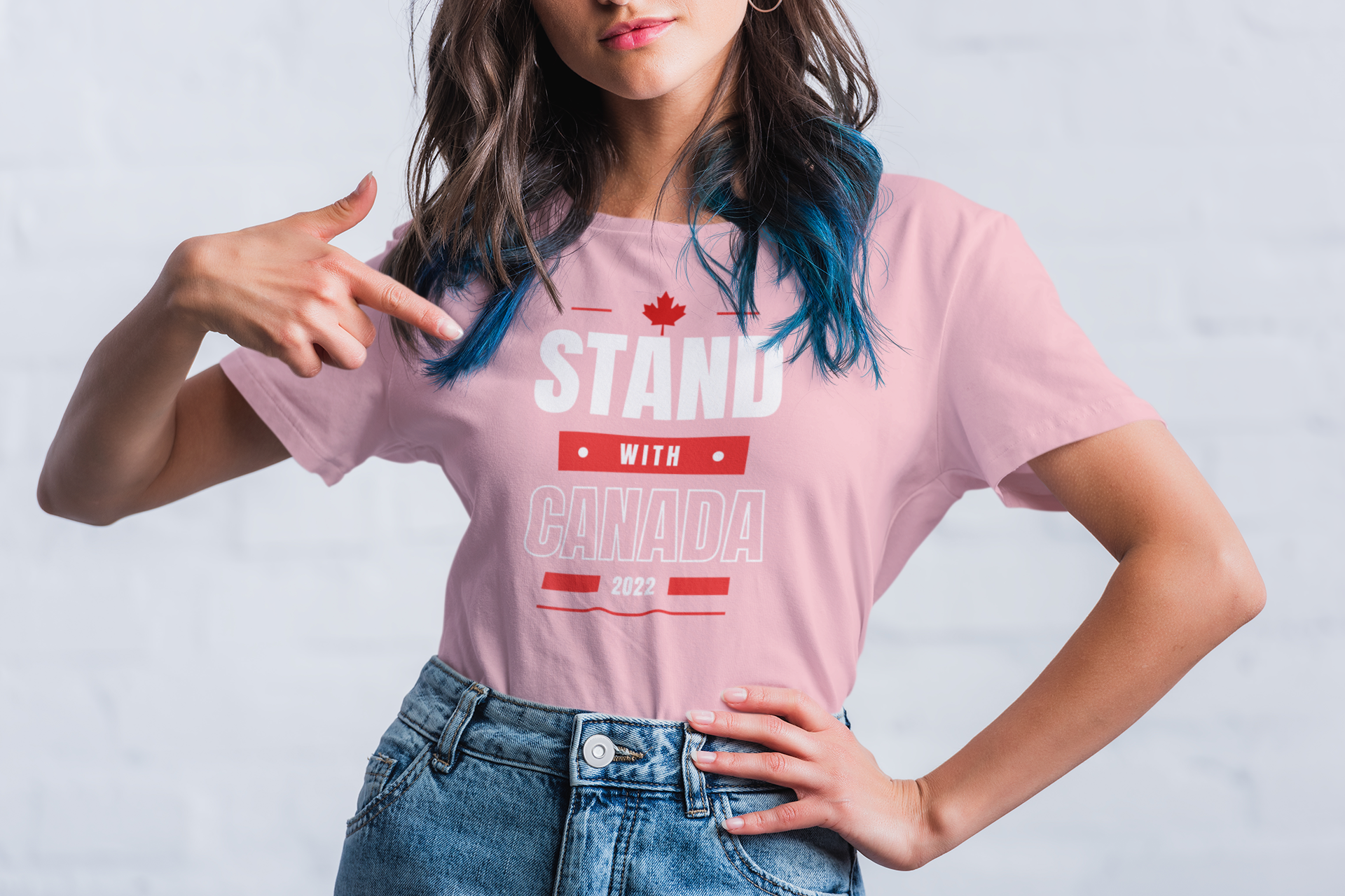 Stand With Canada T-Shirt  Dam
