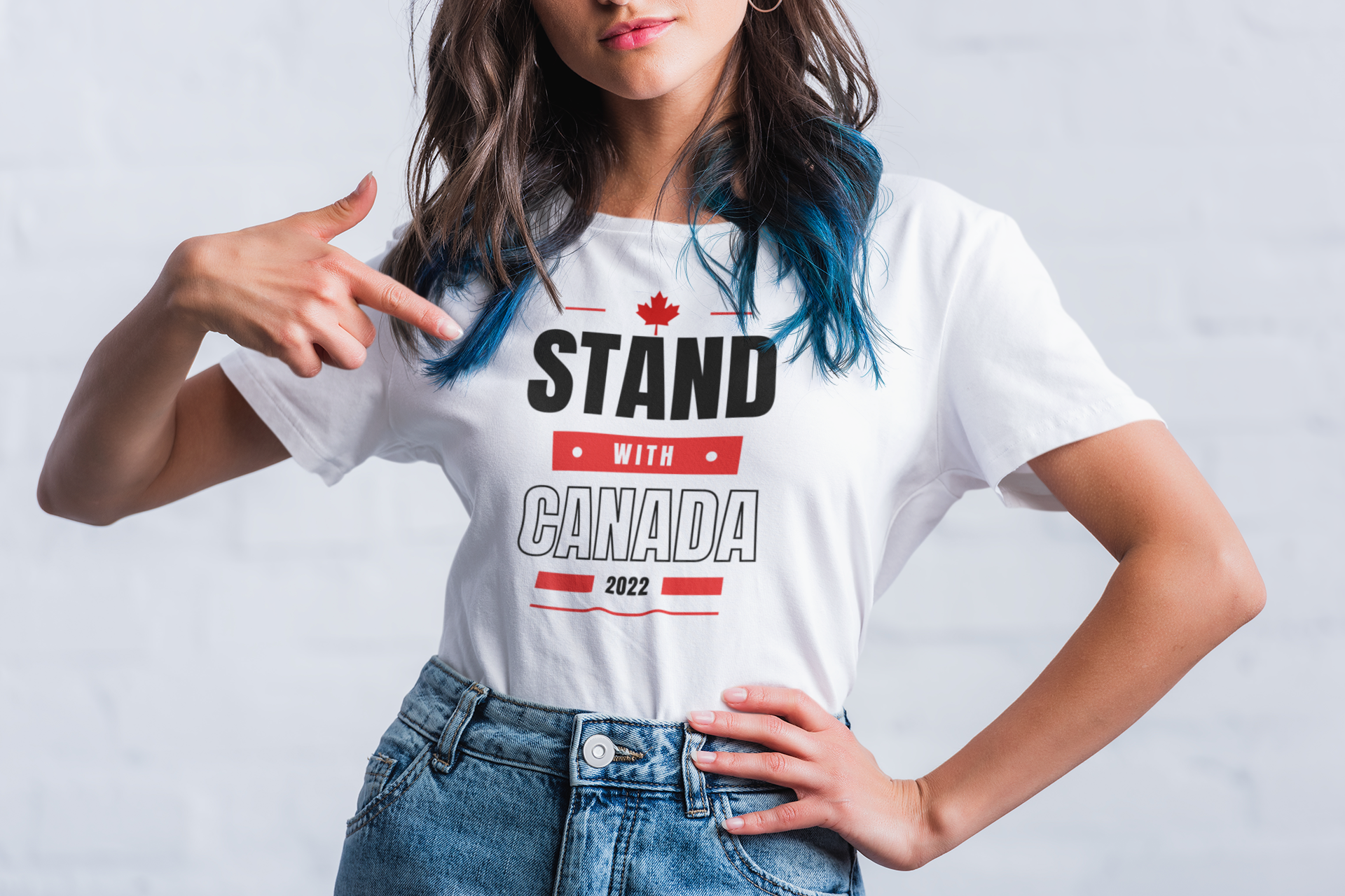 Stand With Canada T-Shirt , Stand with the Canadian people