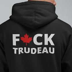 Fuck Trudeau (Back) Hoodie Herr