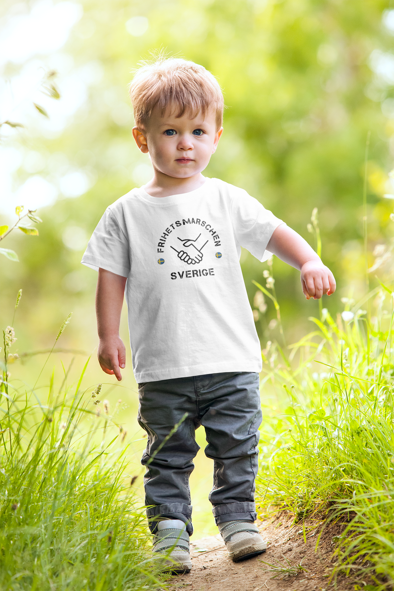 Frihetsmarschen Sverige T-Shirt Barn/Ungdom