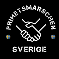 Frihetsmarschen Sverige Klistermärke