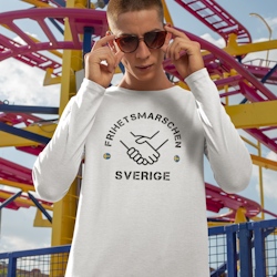 Frihetsmarschen Sverige Long Sleeve T-Shirt Herr