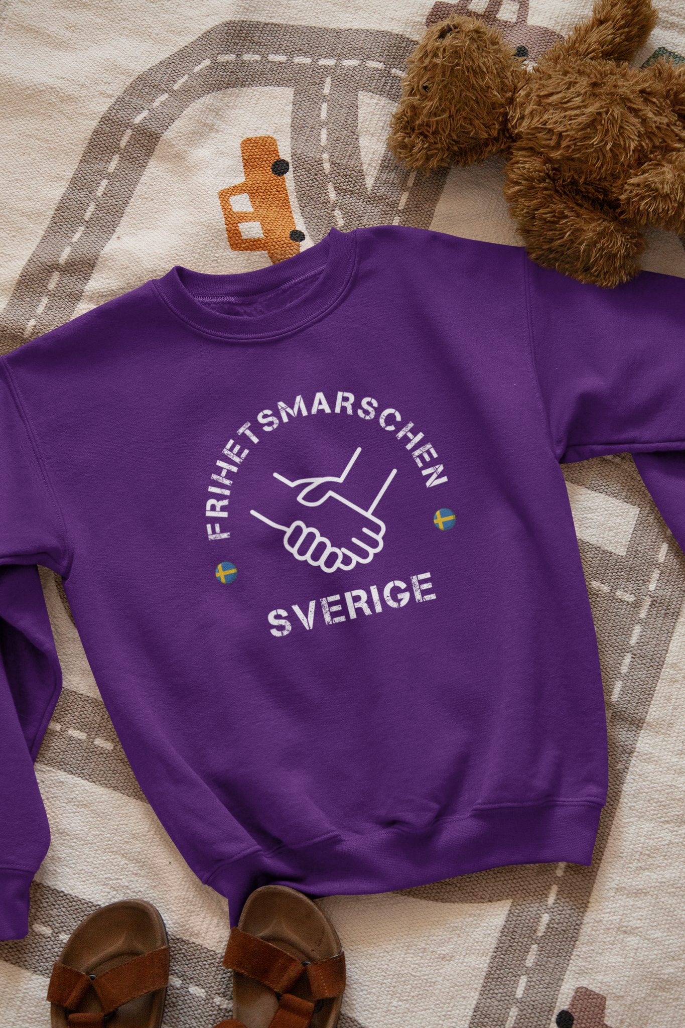 Frihetsmarschen Sverige Sweatshirt Barn/Ungdom Barn Unisex