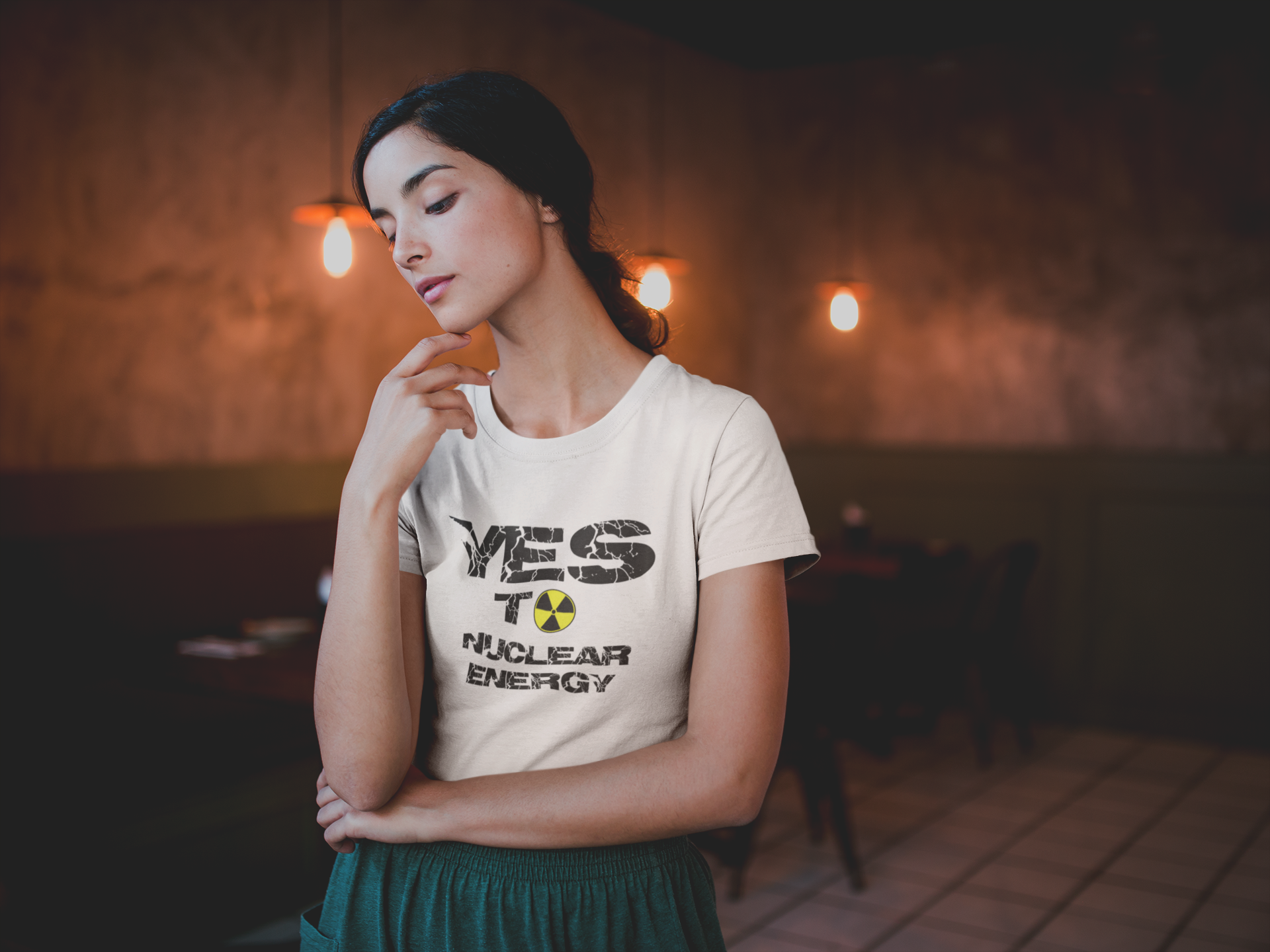 Yes To Nuclear Energy T-Shirt Women