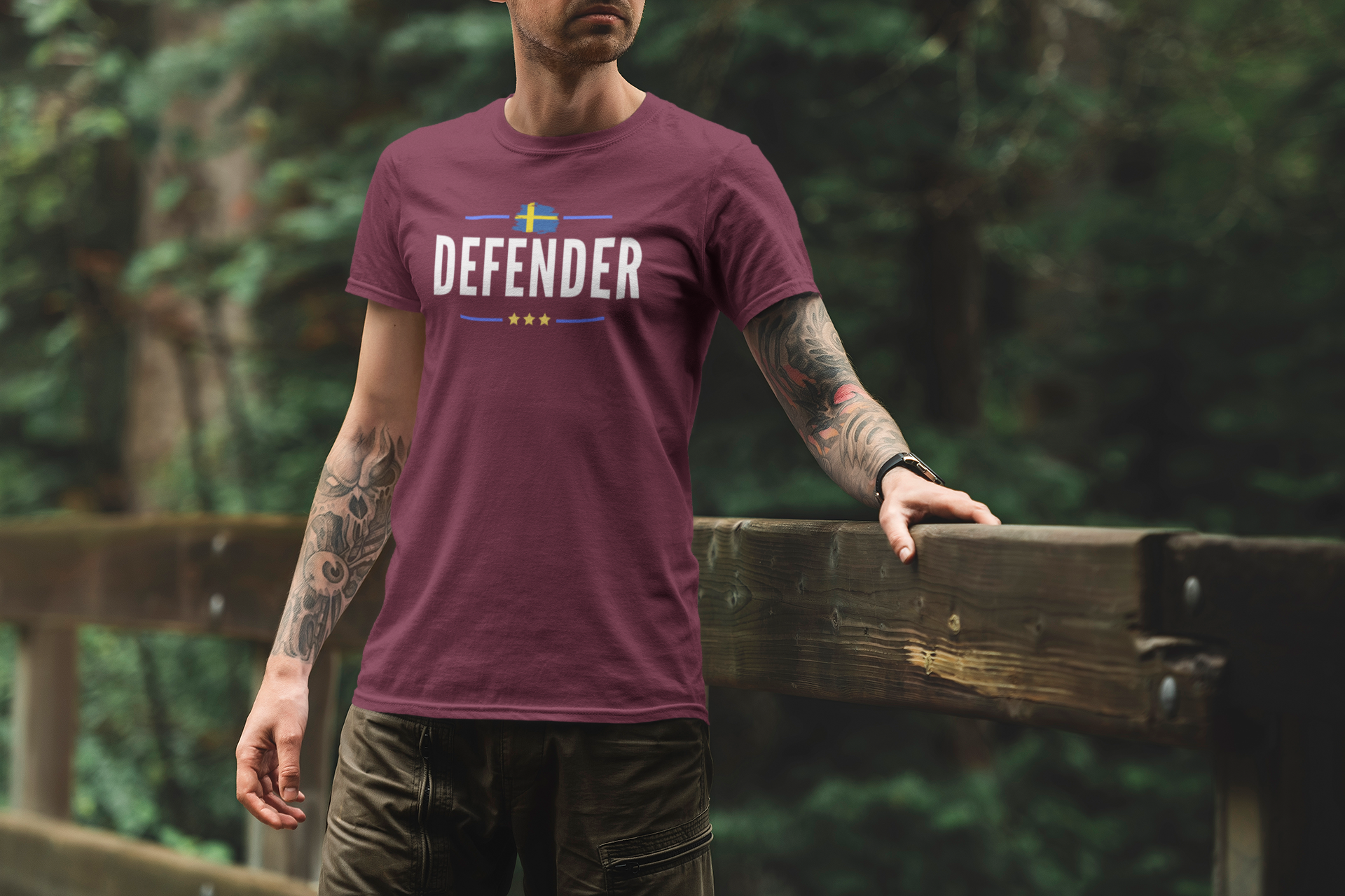 Defender Sweden T-Shirt Men