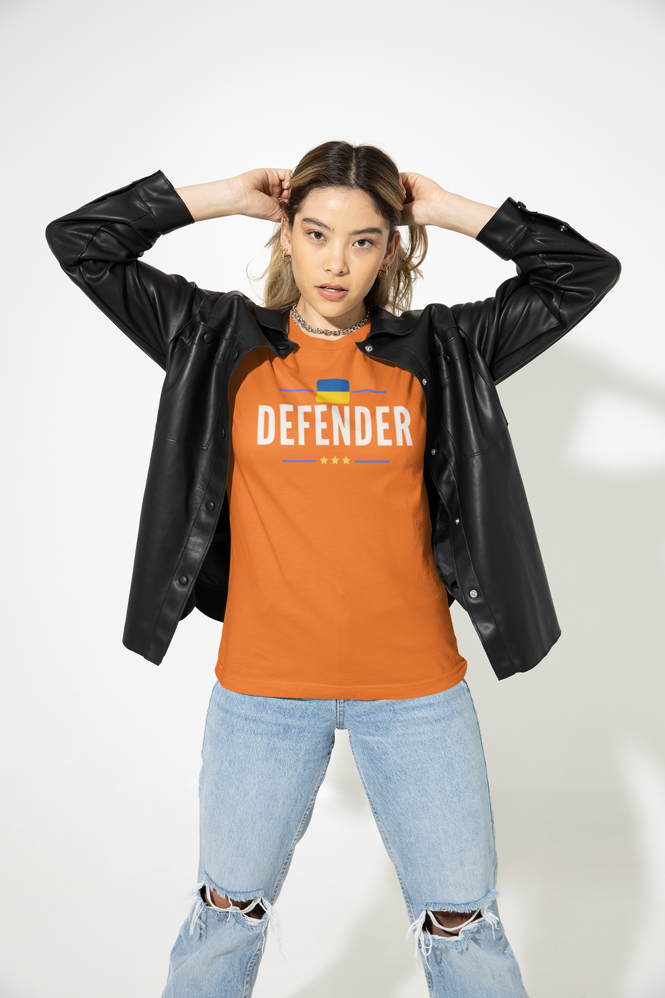 Defender Ukraine T-Shirt  Dam
