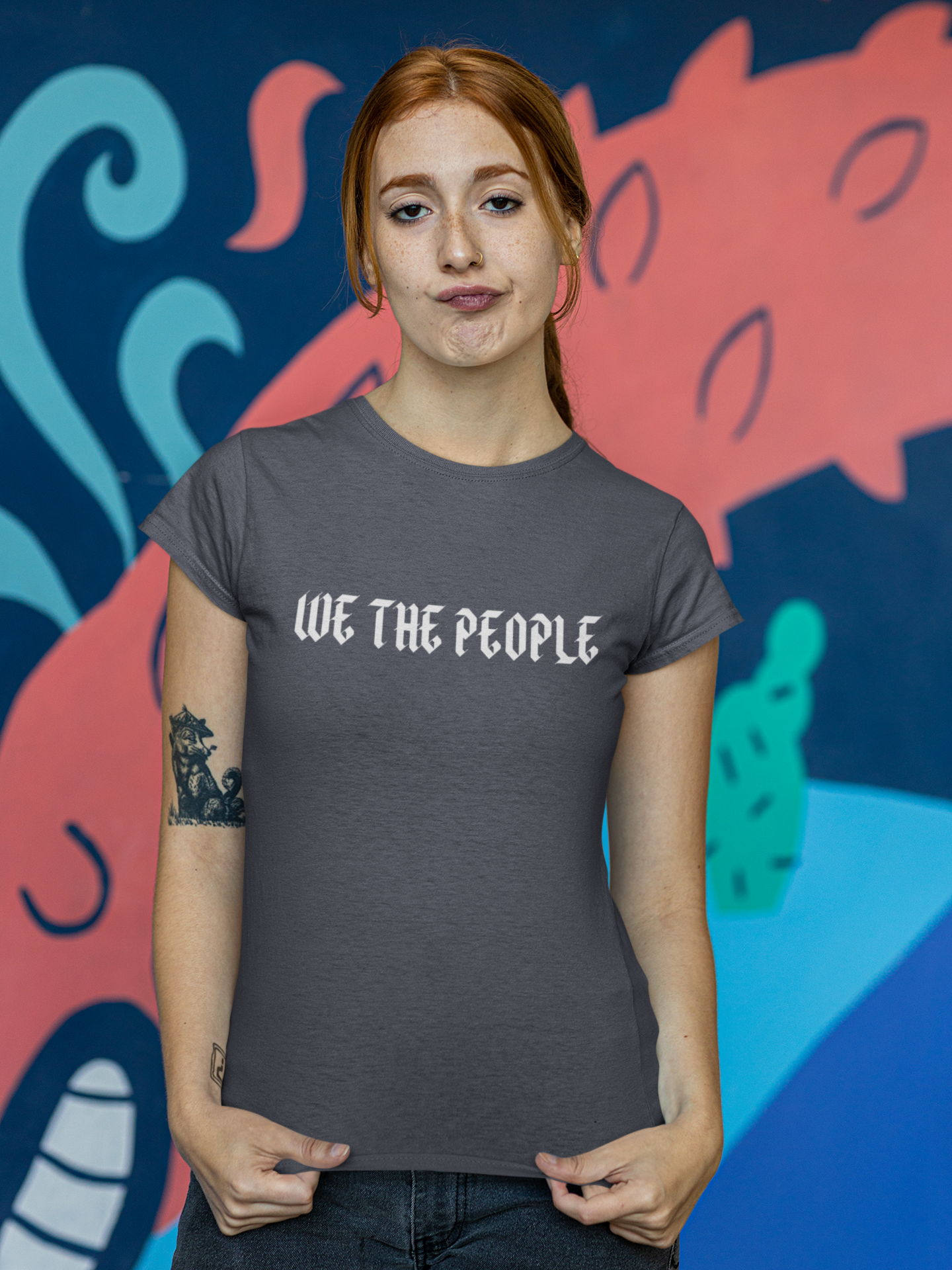 We The People's Foundation T-Shirt , T-Shirt med texttryck We ThePeople
