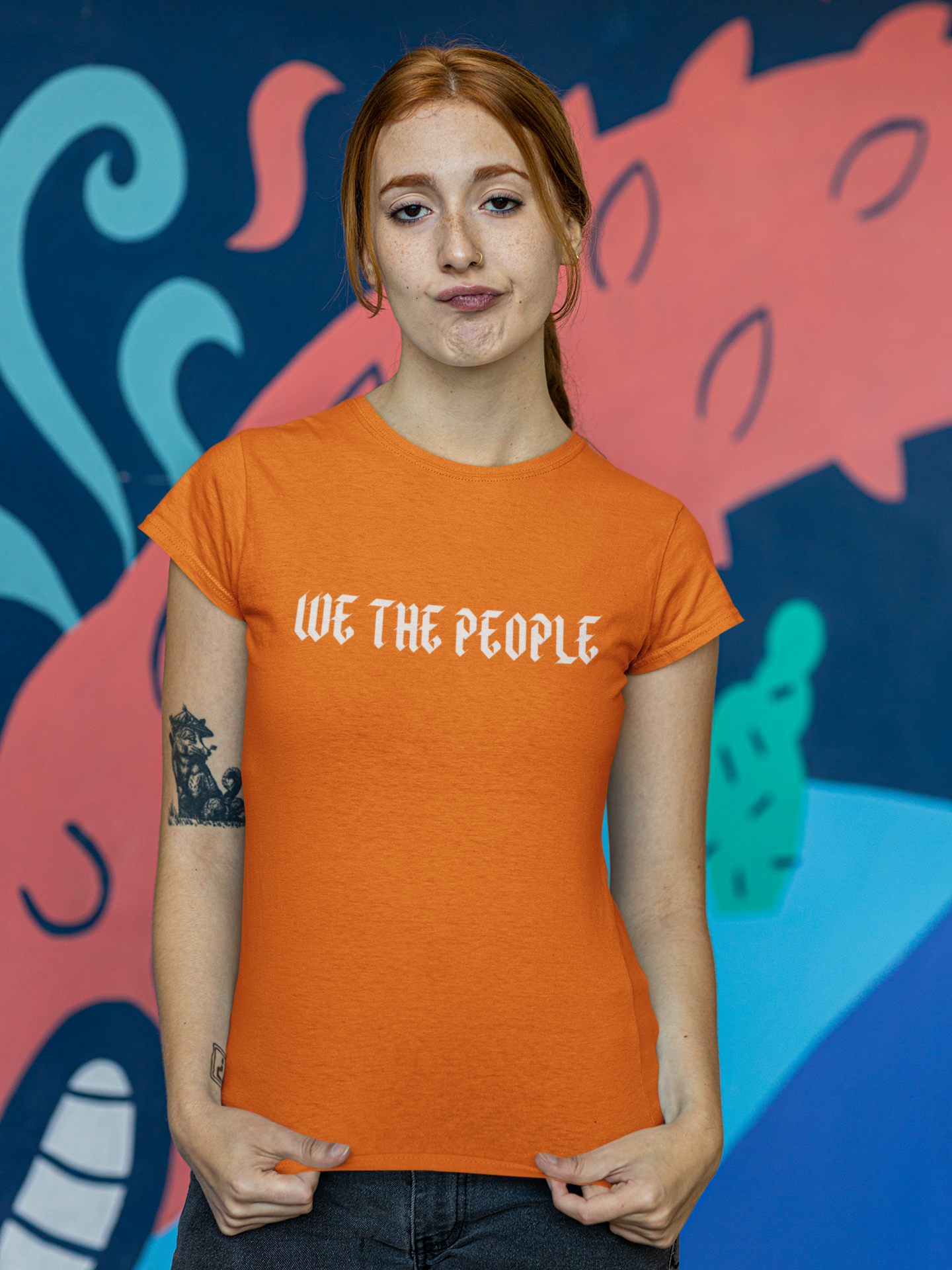 We The People Ground Base T-Shirt  Dam