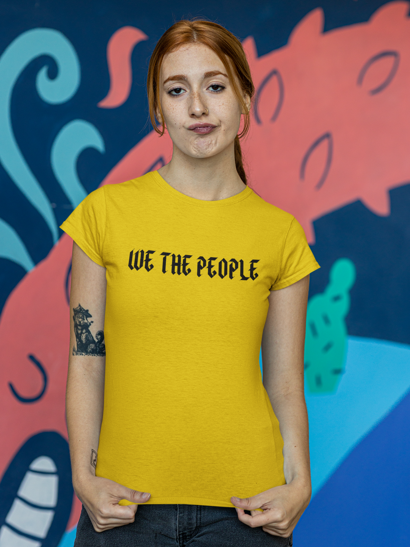 We The People Ground Base T-Shirt  Dam