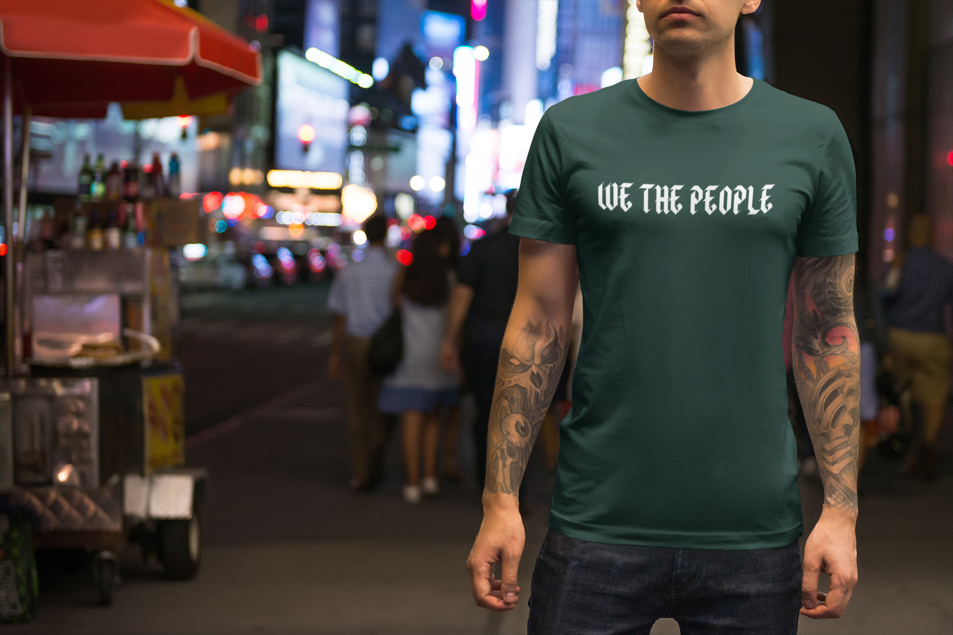 T-Shirt Men We The People, Hög kvalitet & snabb leverans