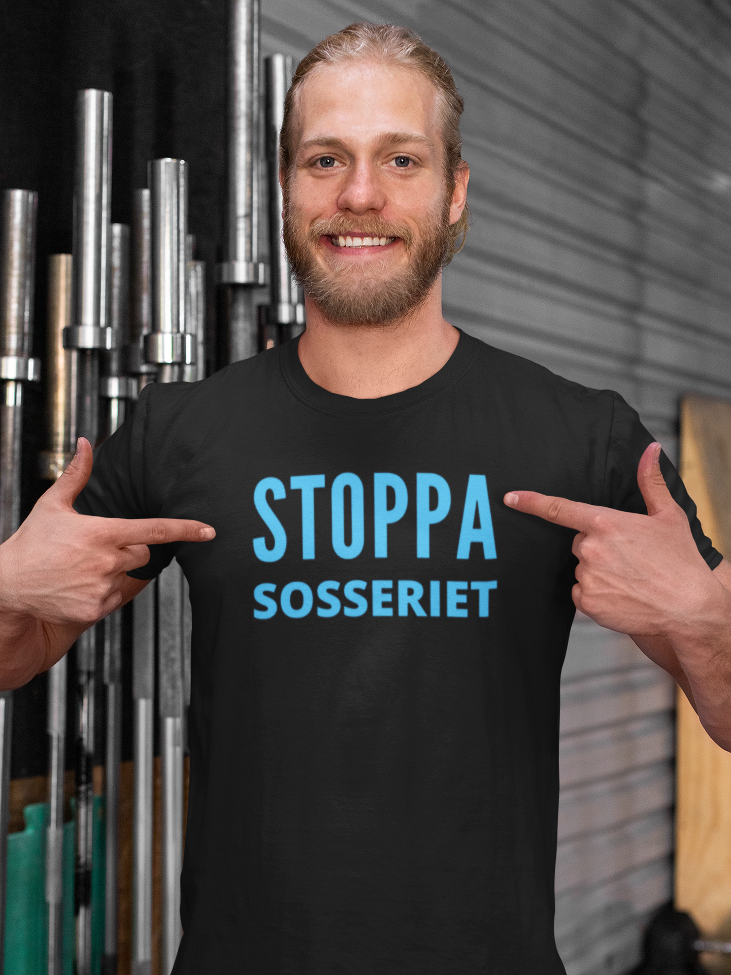 Stoppa Sosseriet T-Shirt, Tshirt Herr Stoppa Sosseriet, Anti Socialdemokrat, Tshirt Politik