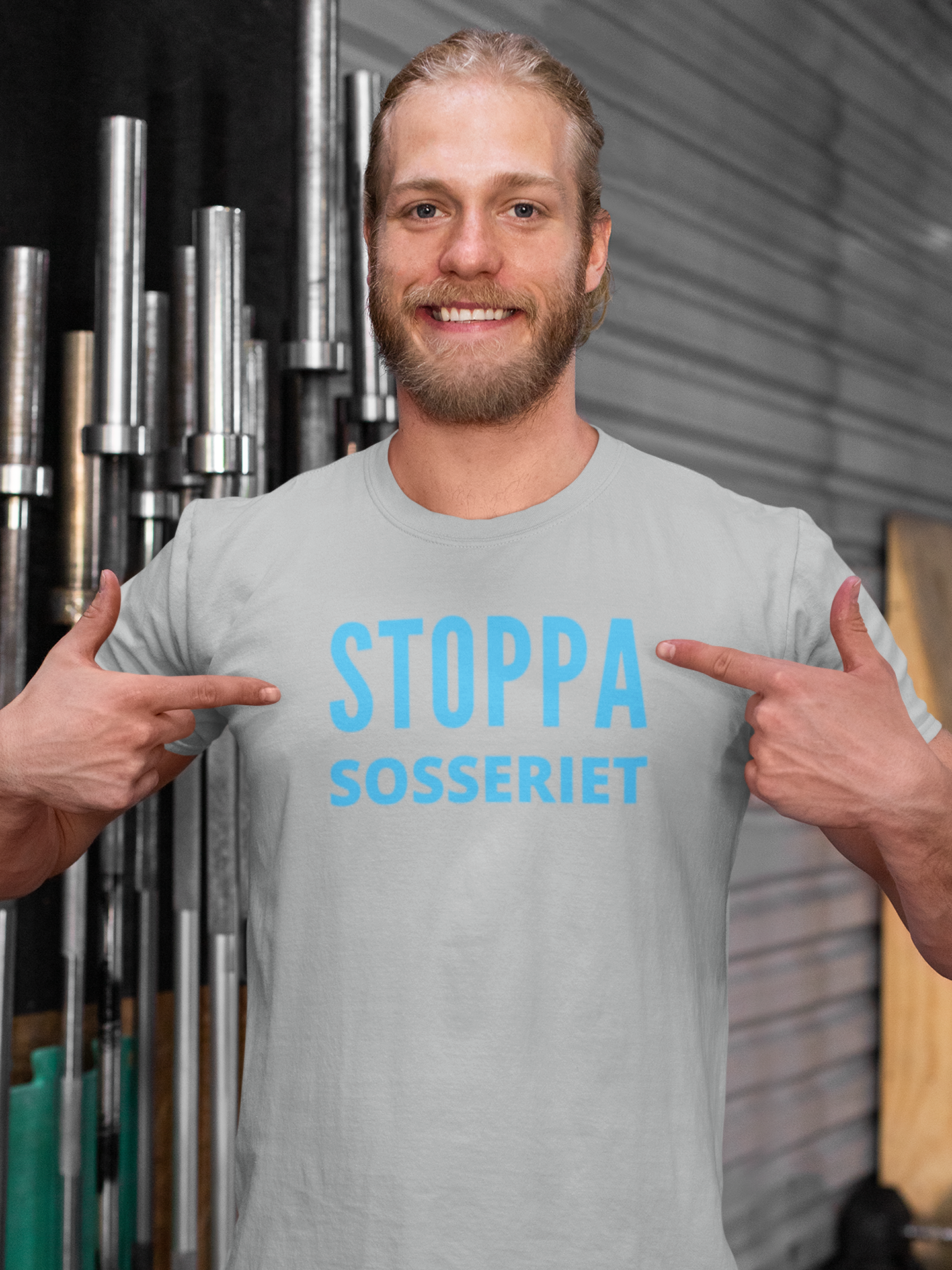 Politik tröjor, SD Butik, Sverigedemokraterna, Stoppa Sosseriet T-Shirt, Tshirt Herr Stoppa Sosseriet, Anti Socialdemokrat Tröja