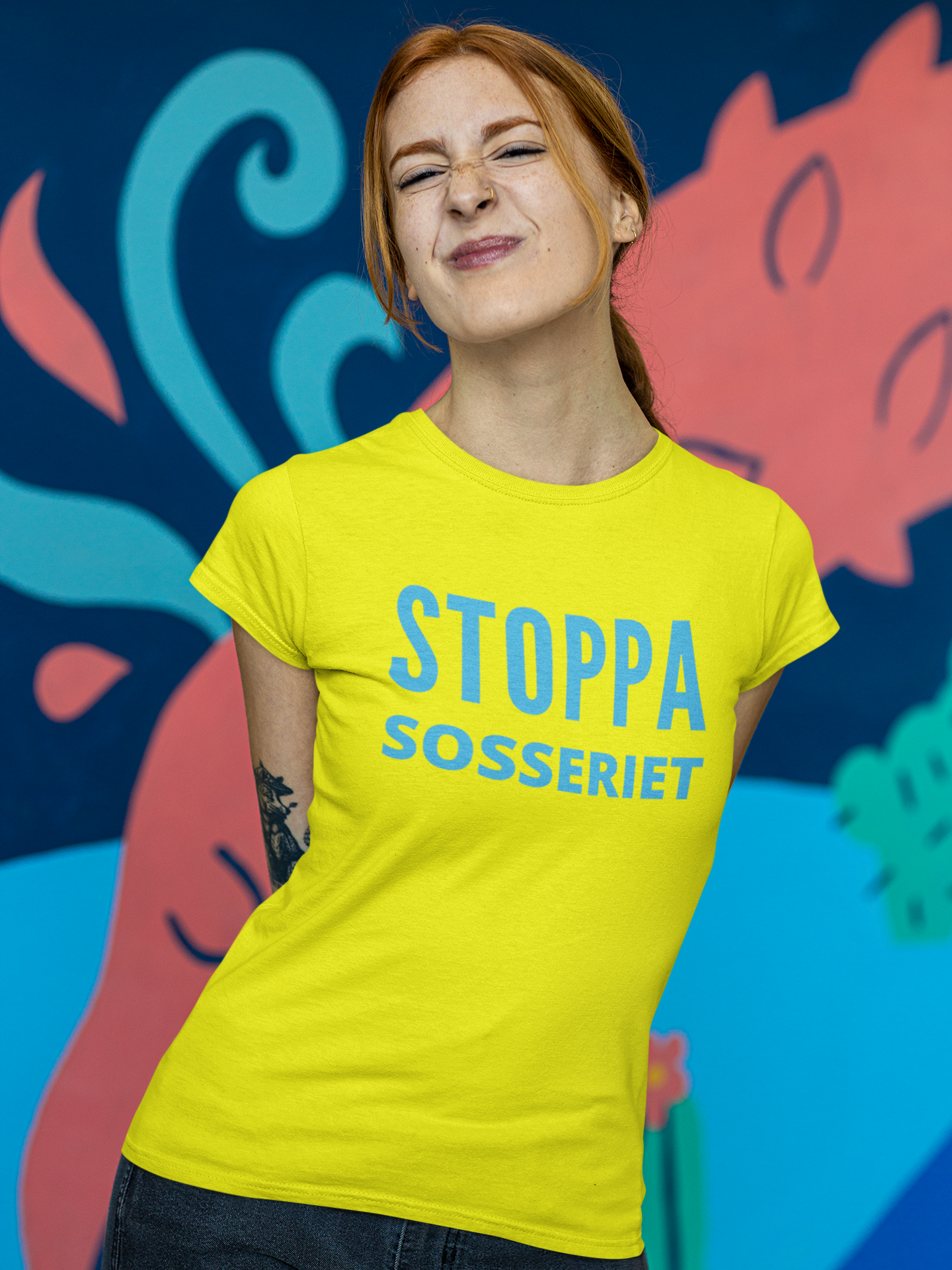Stoppa Sosseriet T-Shirt, Politik Sverige