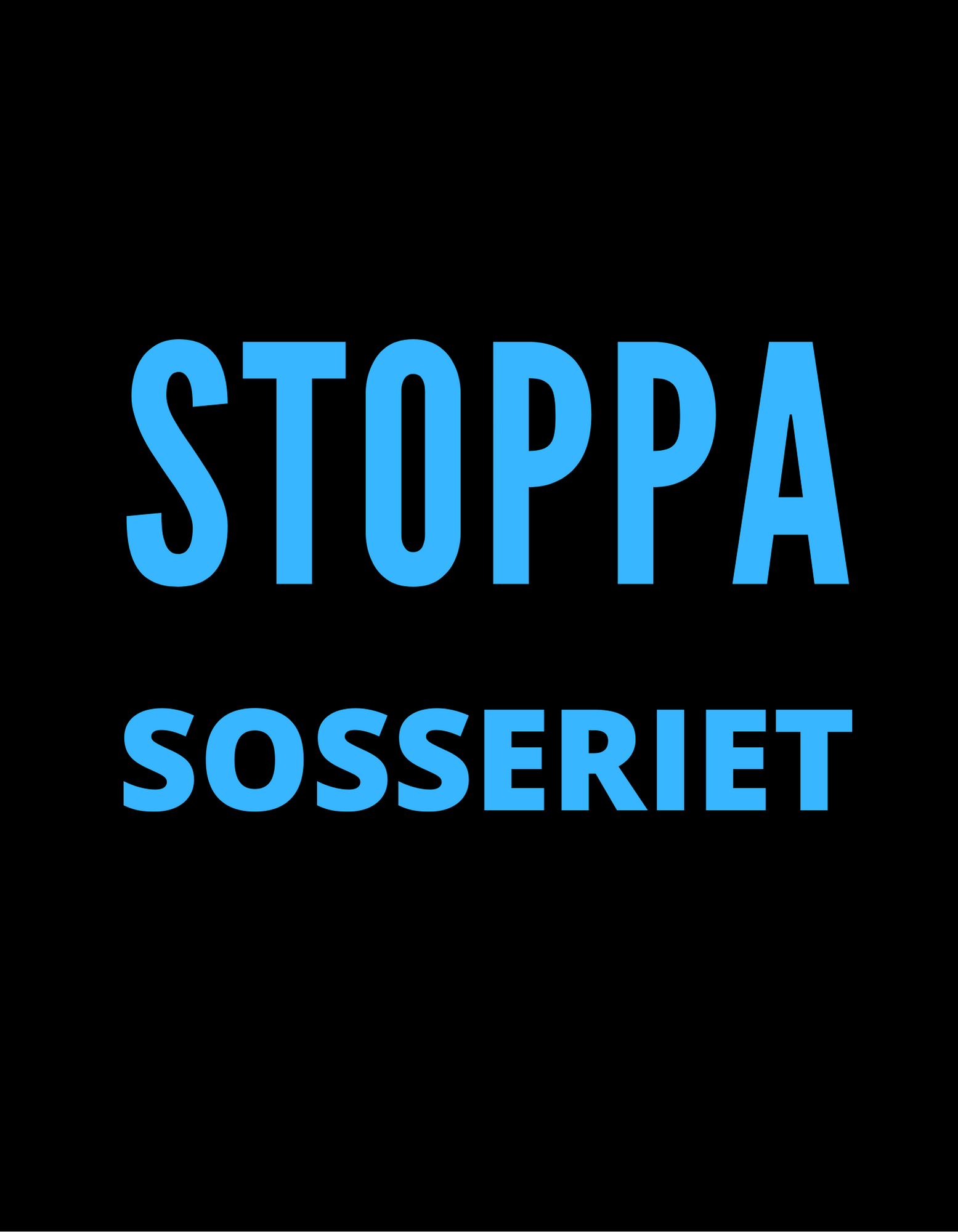 Stoppa Sosseriet Stickers (Swedish)