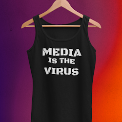 Media Is The Virus Tank Top Men