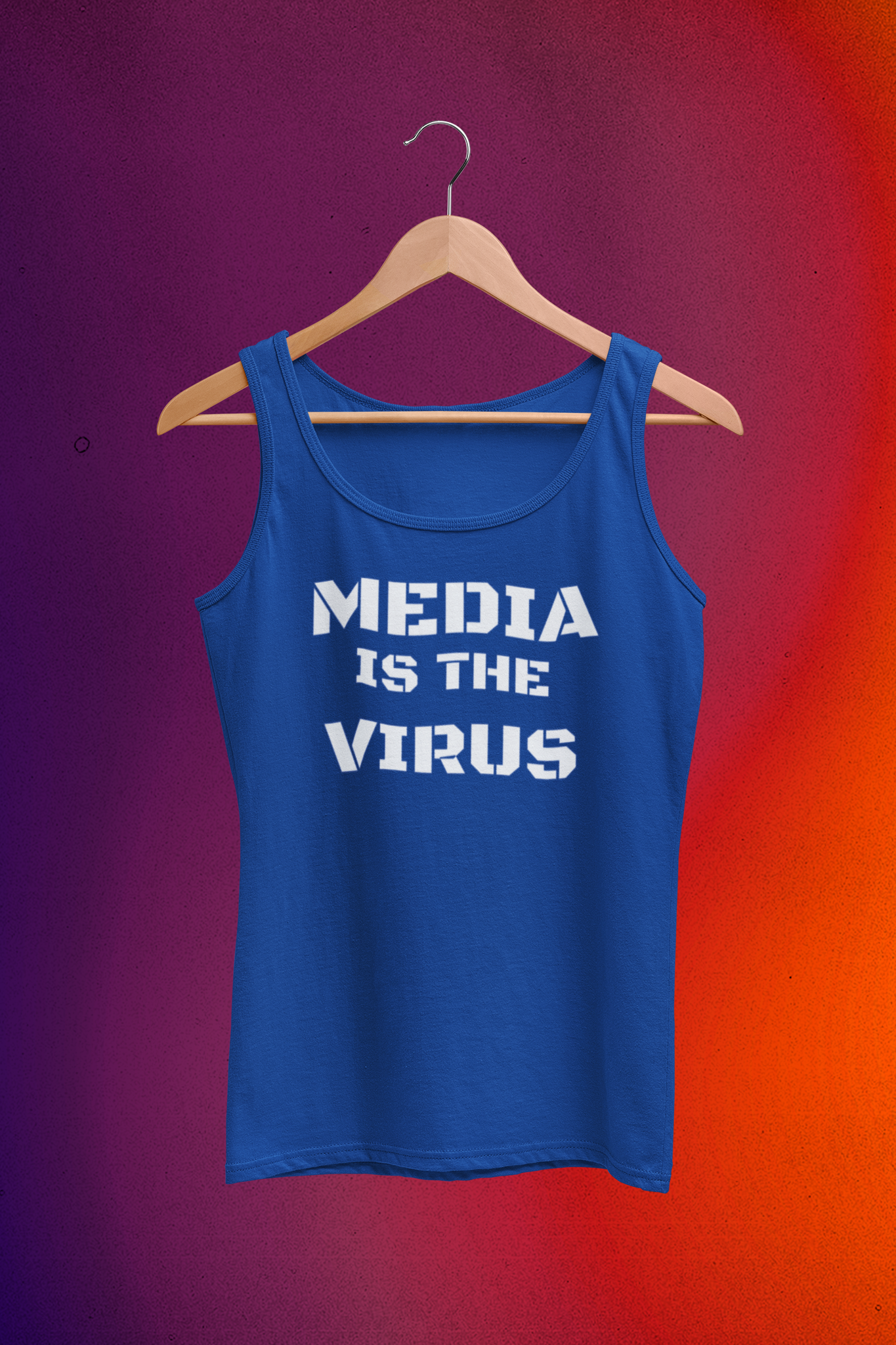 Media Is The Virus Tank Top Men