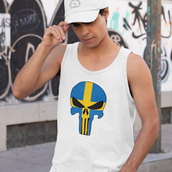 Swedish Skull Tank Top Men