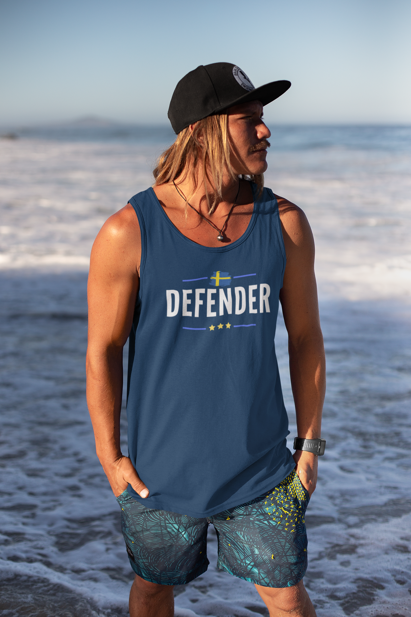 Defender Sweden Tank Top Herr