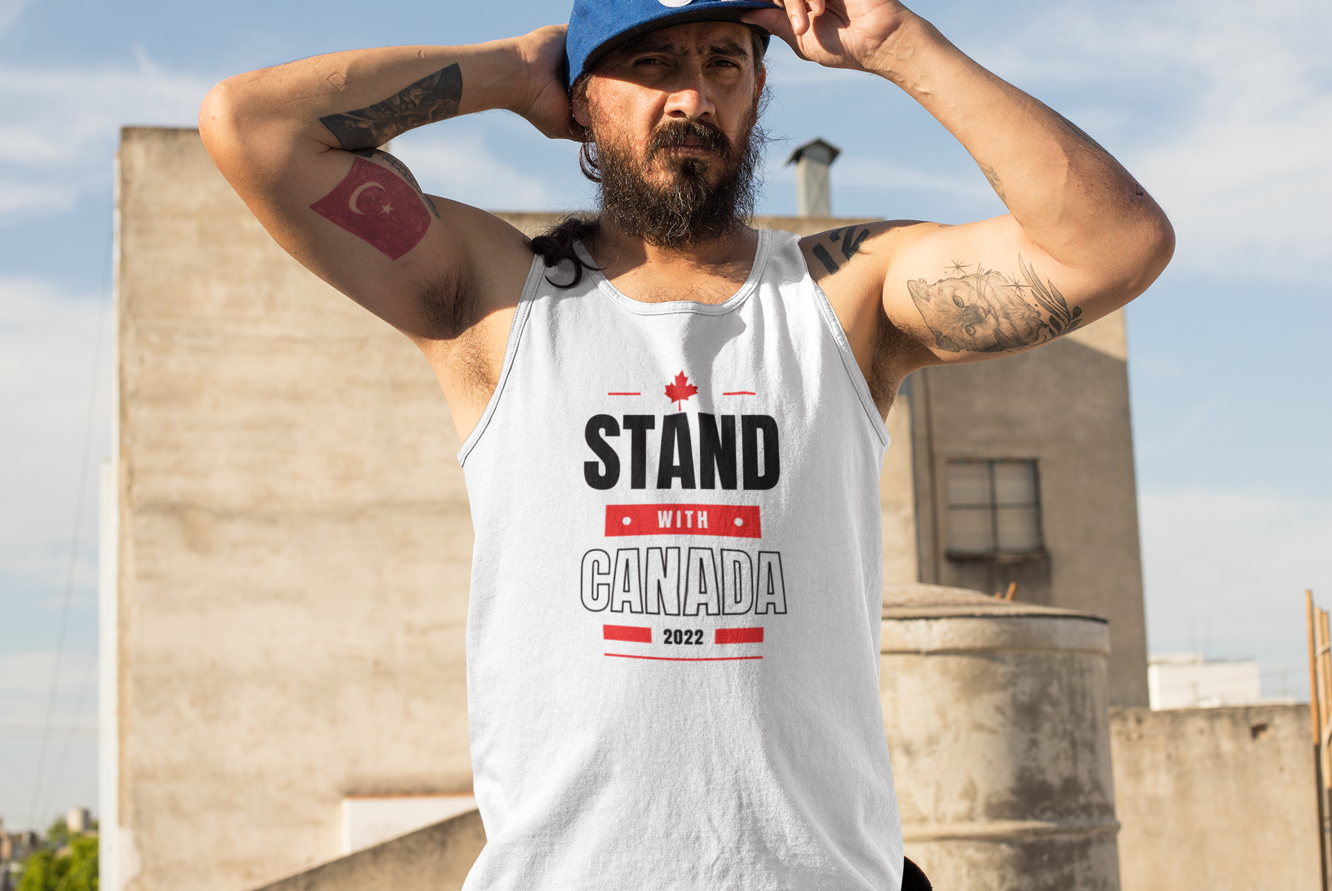 Stand With Canada Tank Top Herr