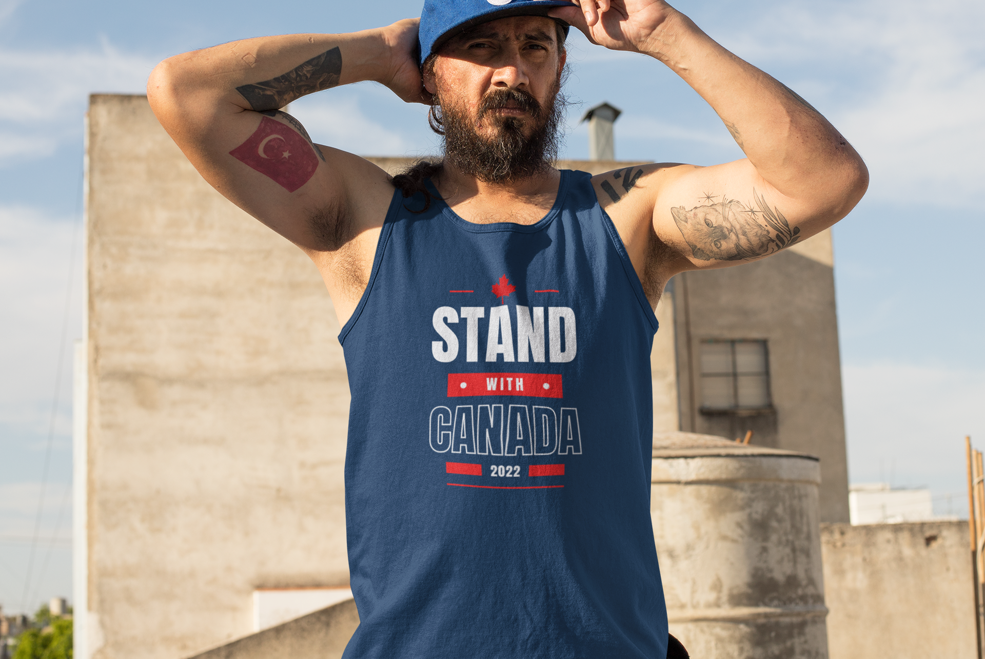 Stand With Canada Tank Top Herr