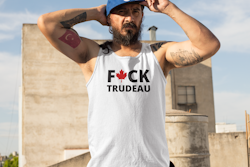 Fuck Trudeau Tank Top Herr