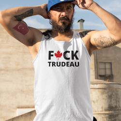 Fuck Trudeau Tank Top Herr