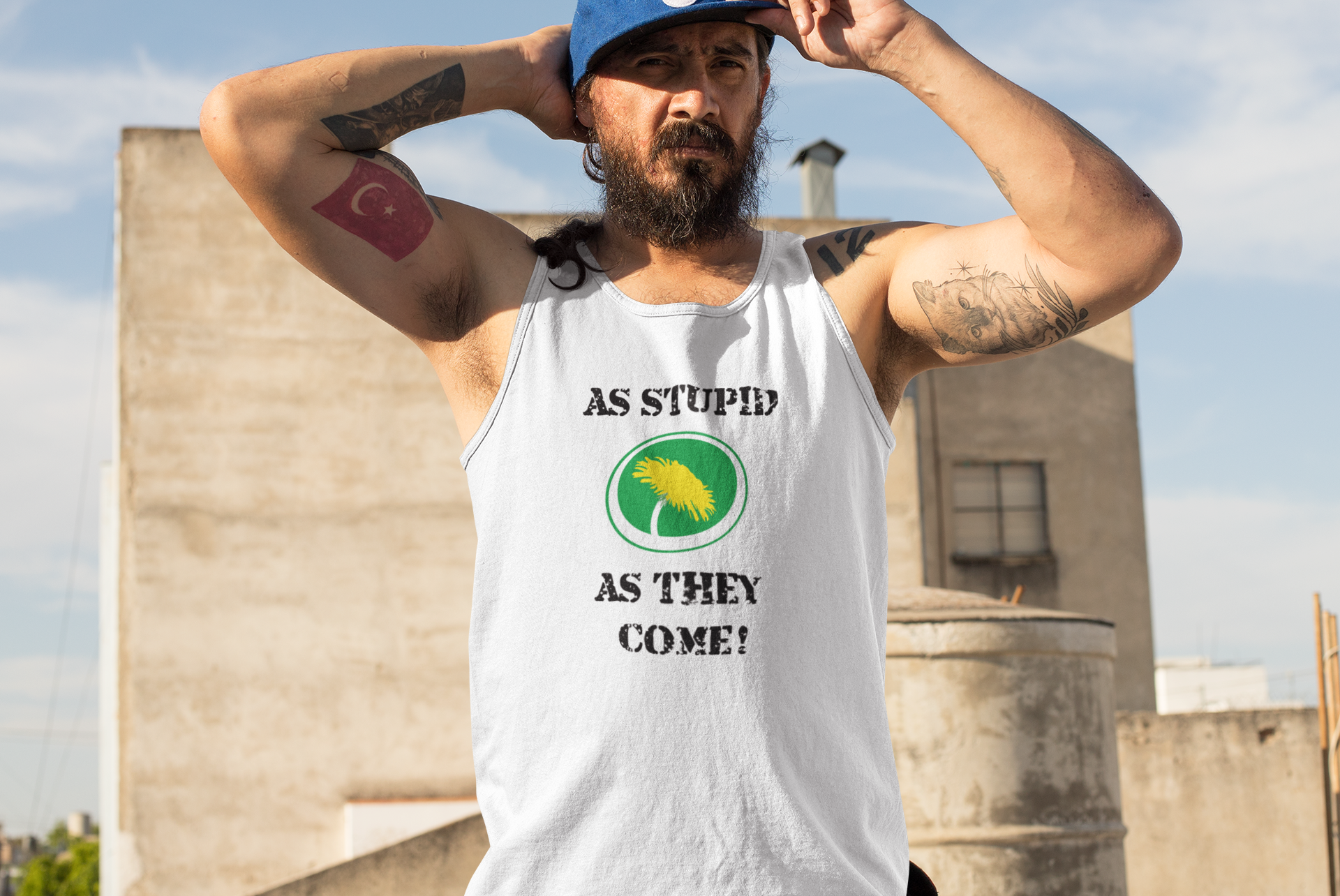 As Stupid As They Come! Tank Top Herr