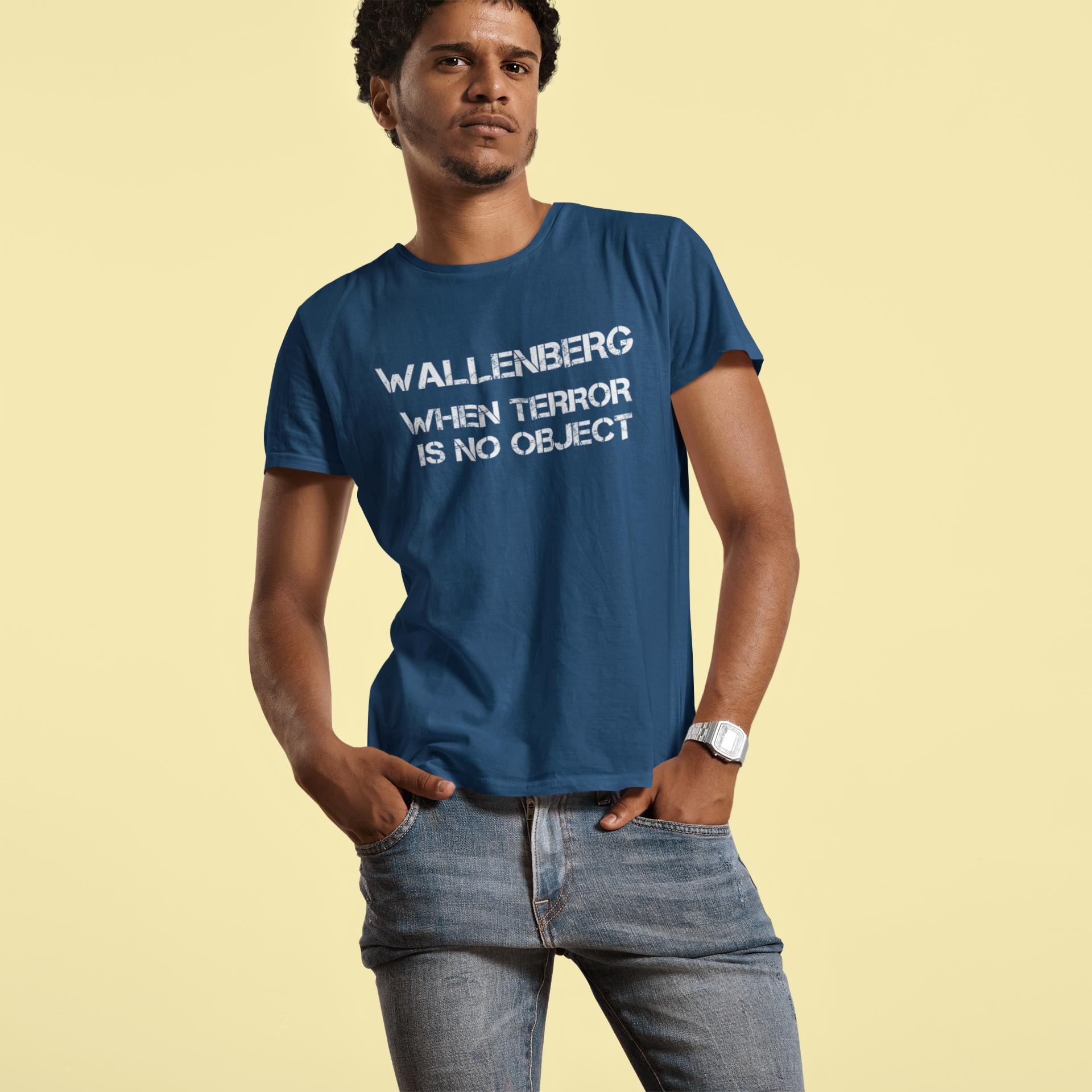 Ericsson & Wallenbergssfären. Wallenberg When Terror Is No Object. Tshirt med tryck från Statements Clothing