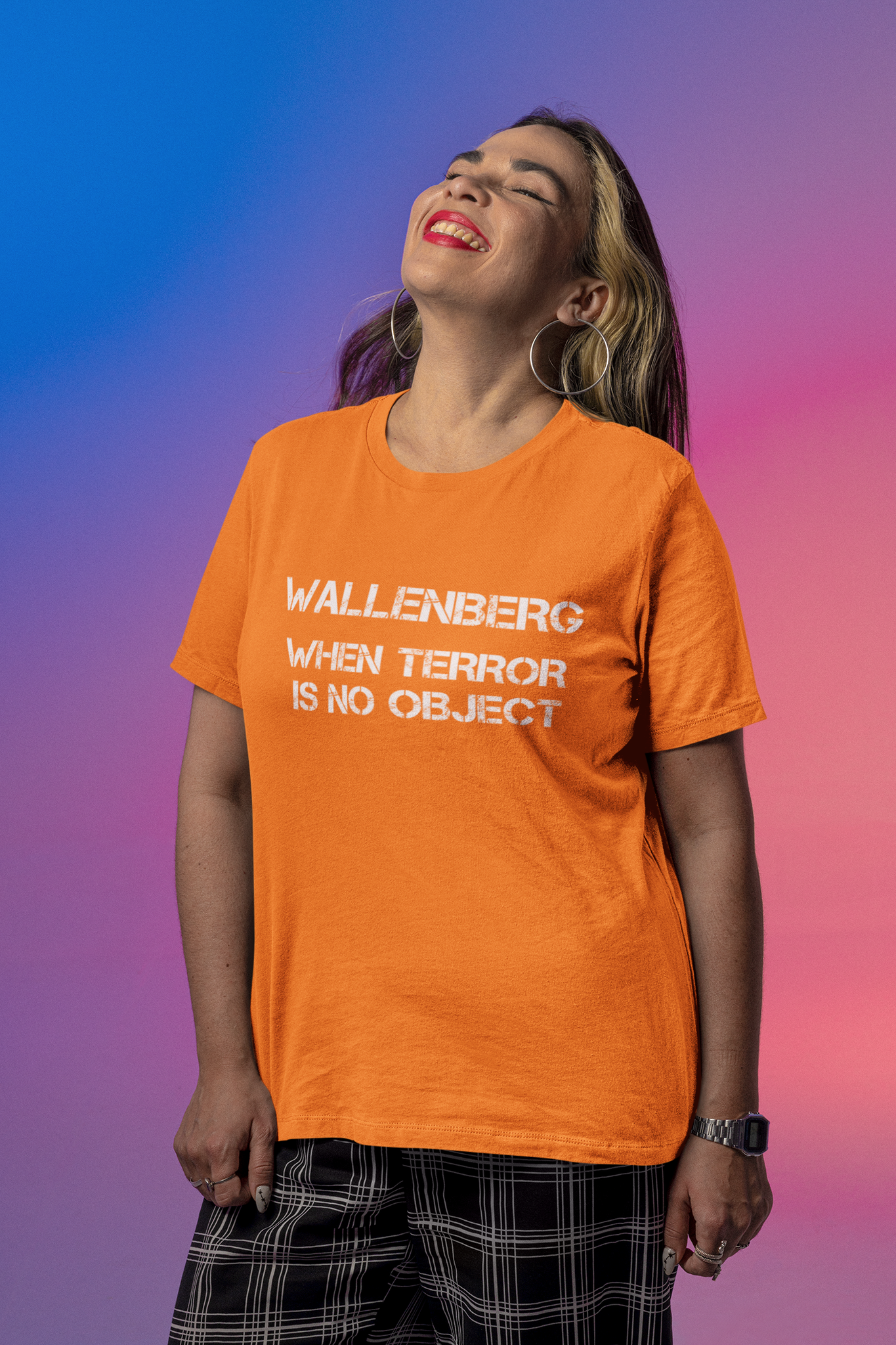 Wallenbergs familjens mörka baksida. Tröja med tryck When Terror is no object