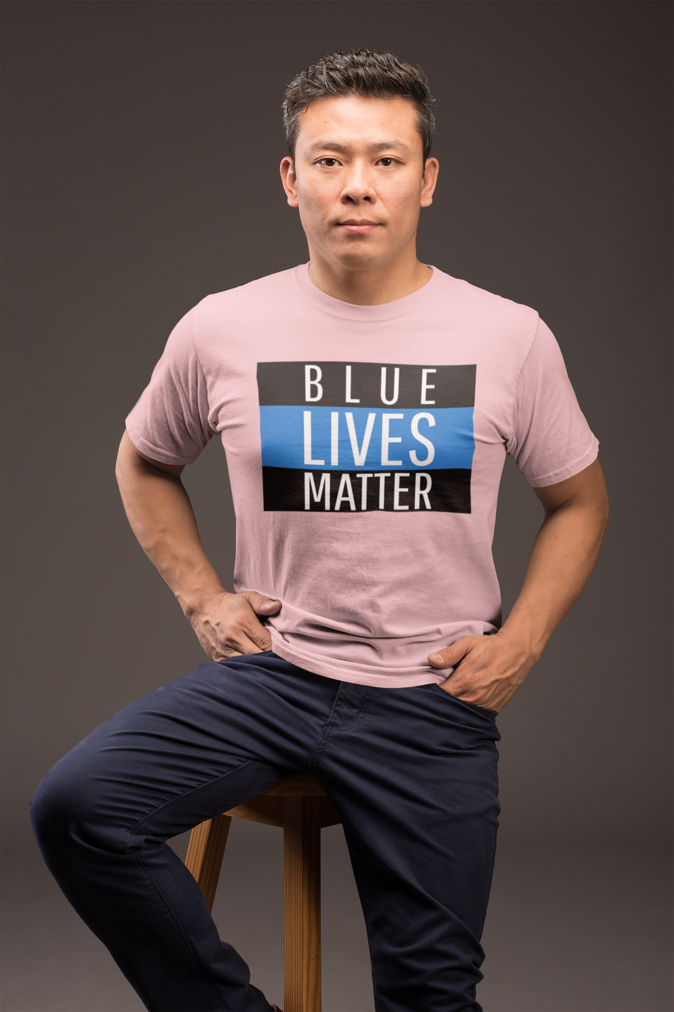 Blue Lives Matter T-Shirt Herr
