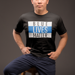 Blue Lives Matter T-Shirt Herr