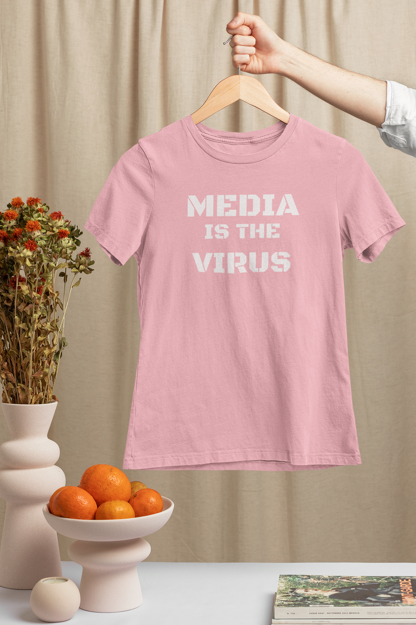 Media Is The Virus T-Shirt Women